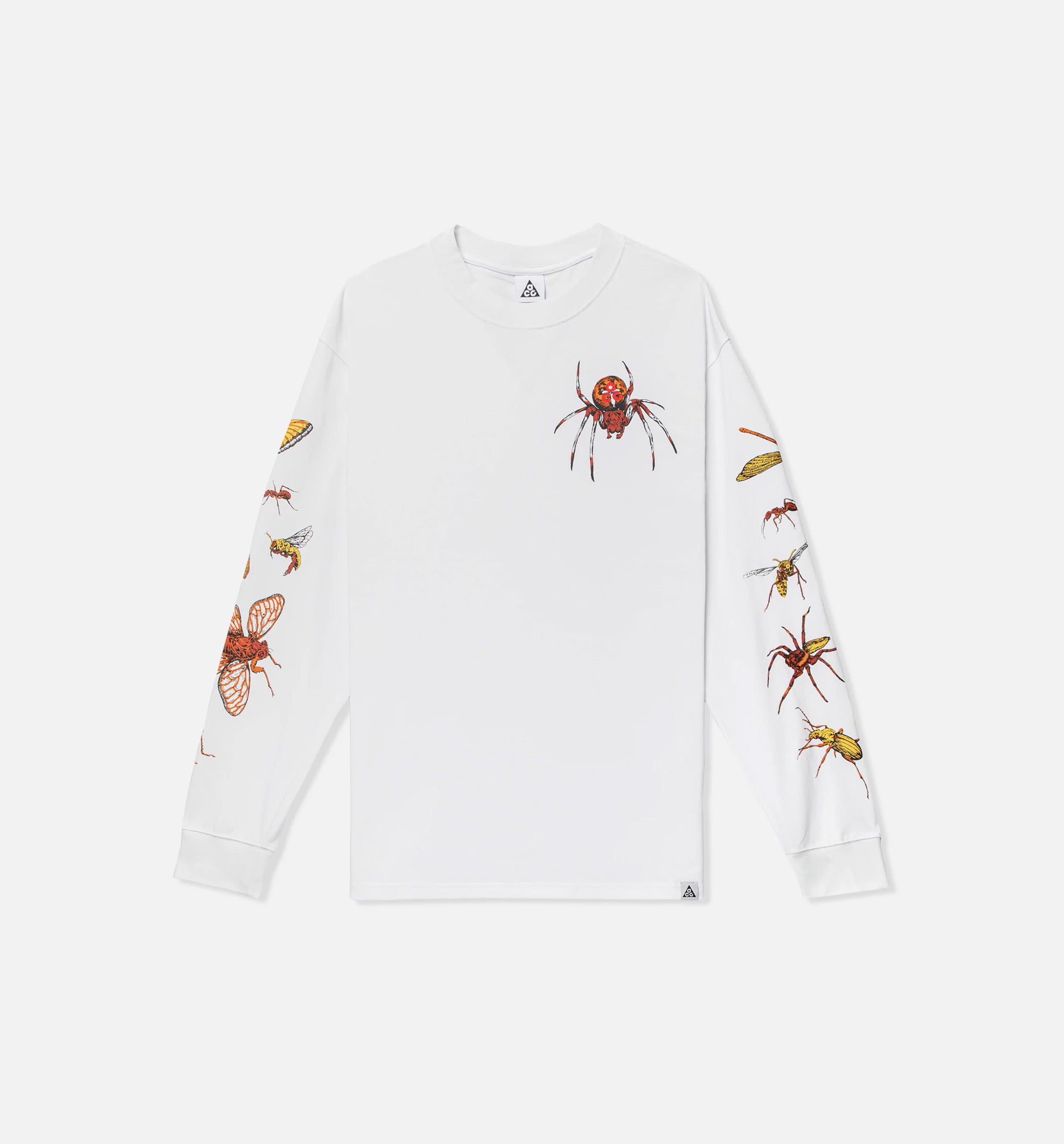ACG Insects Graphic Tee Men Long-Sleeve Shirt - White、mySite、dreamappss