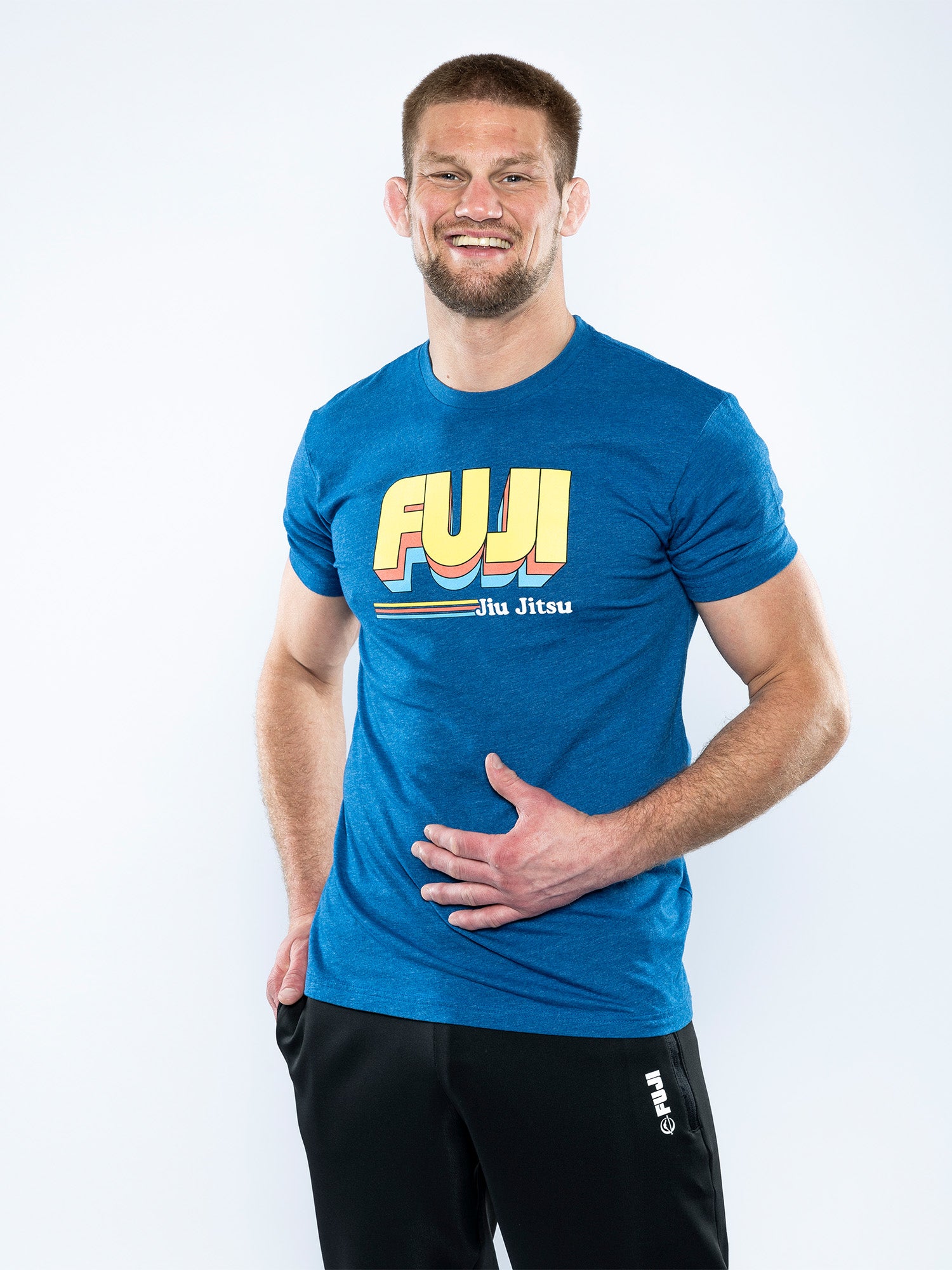 Vintage Jiu Jitsu T-Shirt Blue、mySite、gigharbornorthrealestate