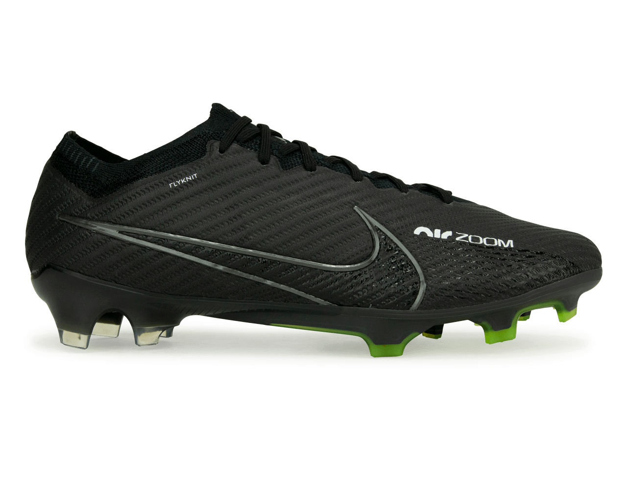 Nike Men's Zoom Mercurial Vapor 15 Elite FG Black/Volt、mySite、noshort