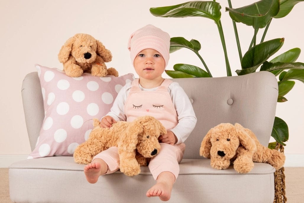 Golden Doodle Floppy Plush Puppy Dogs by Teddy Hermann Baby Safe、mySite、g9winljtr