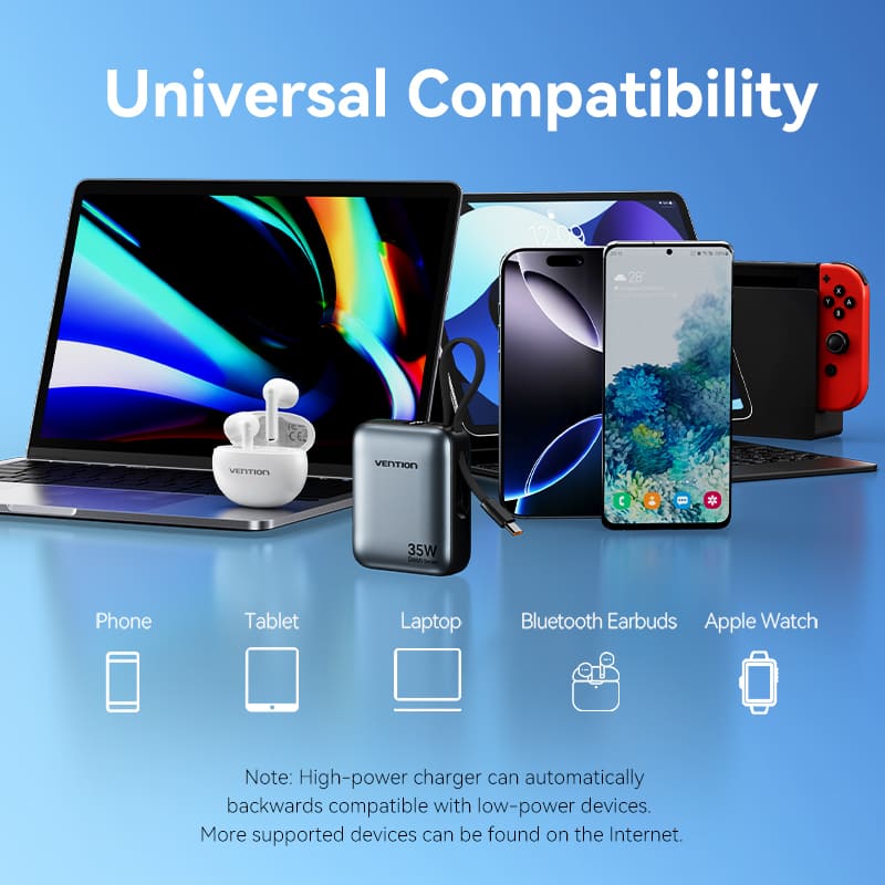 Vention 10000mAh Power Bank 35W、mySite、fannypackpong