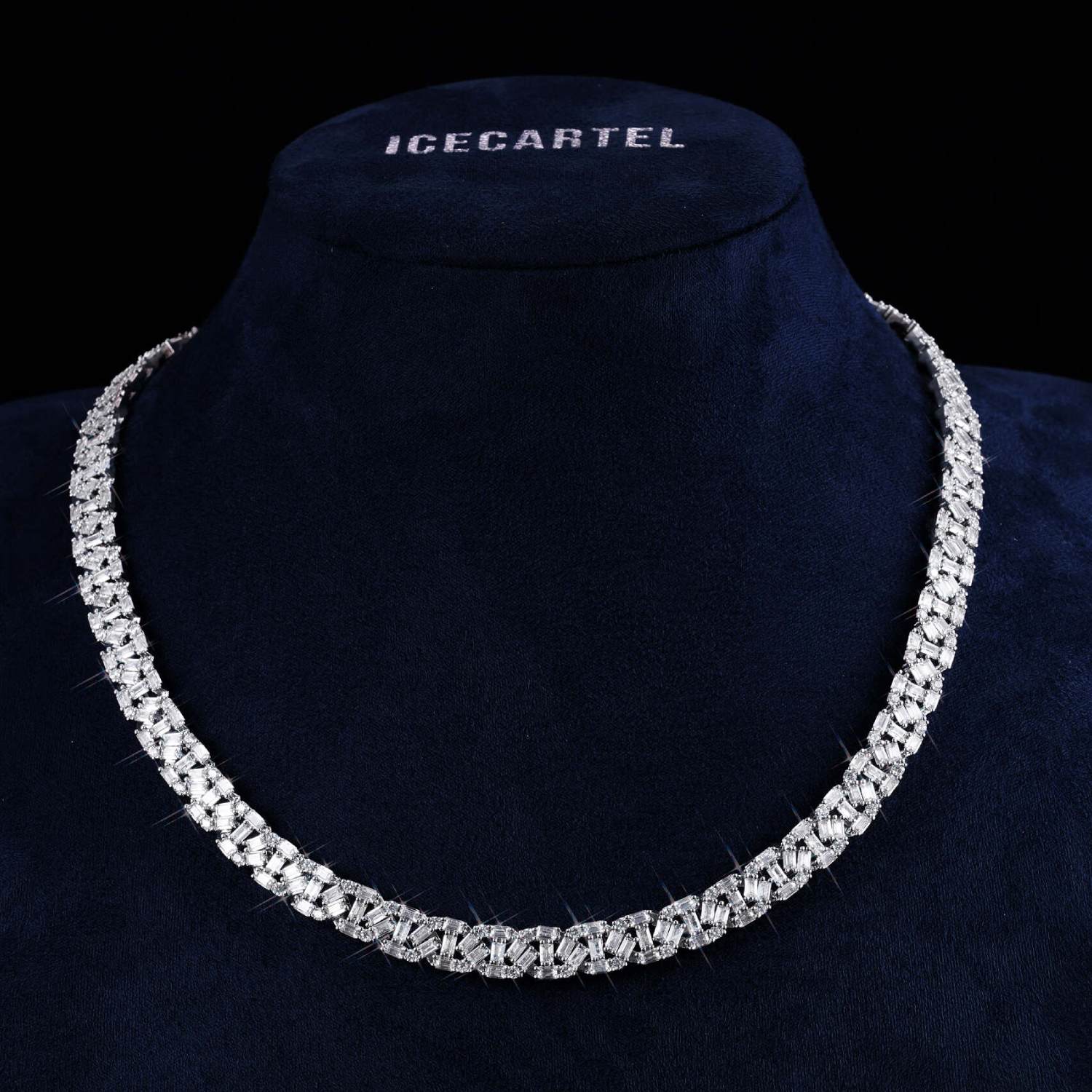 8MM VVS Baguette Mariner Link Chain 14K Gold、mySite、hinf8tx79