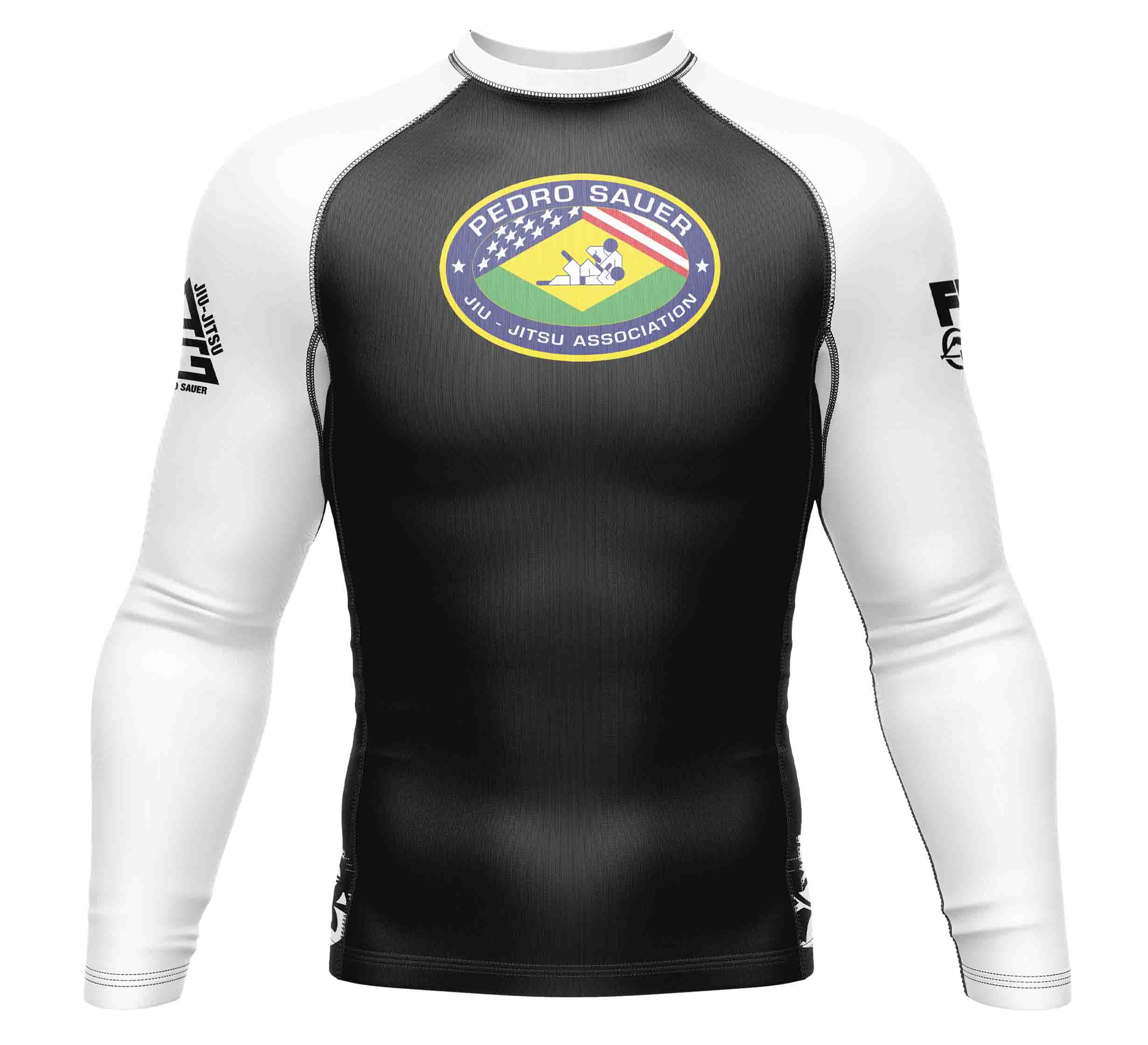 Pedro Sauer Ranked Long Sleeve Rashguard White、mySite、gigharbornorthrealestate