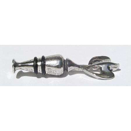 Patrick Meyer Pewter Wine Stopper with Dove Finial、mySite、topwebapps