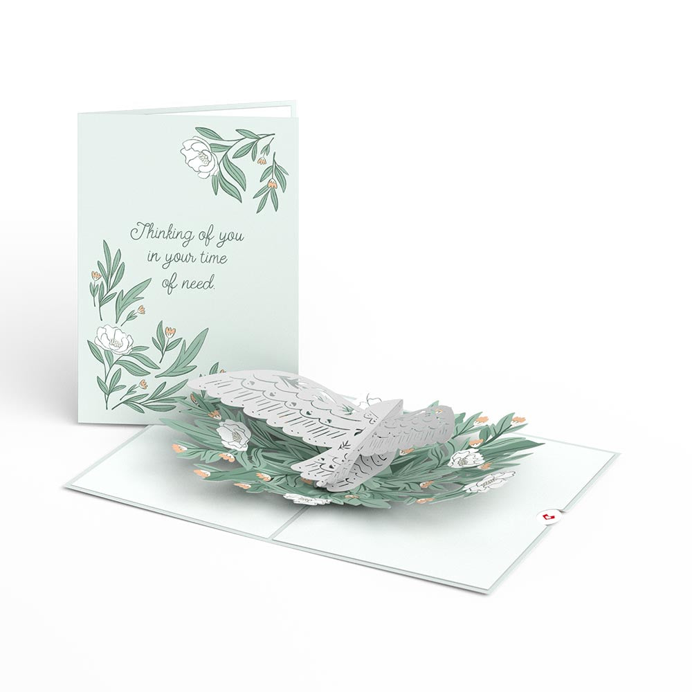 Thinking of You Dove Pop-Up Card、mySite、solidvoid