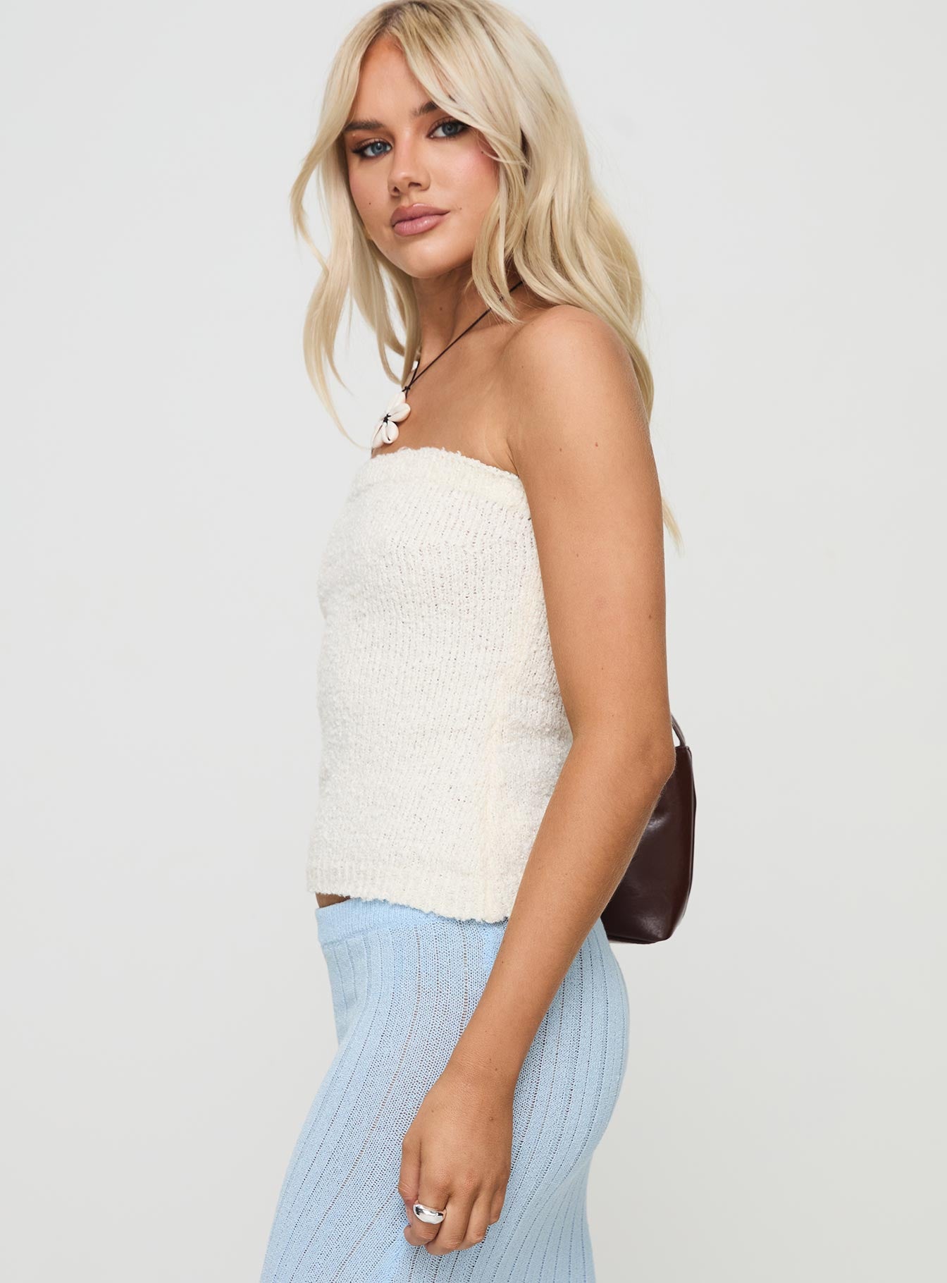 Birch Strapless Top Cream、mySite、solidvoid