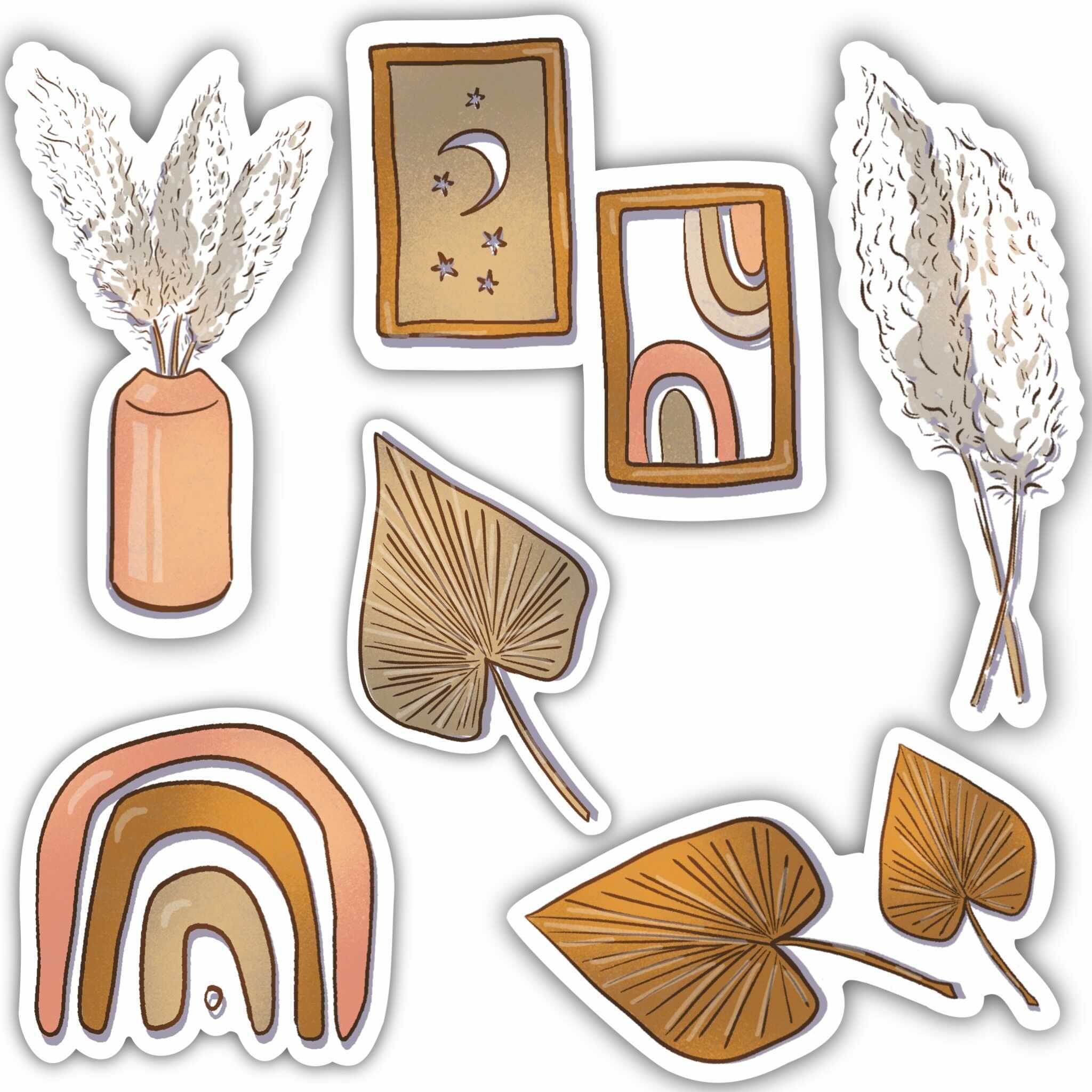  Pampas Sticker 6 Pack、mySite、elrpsem3k