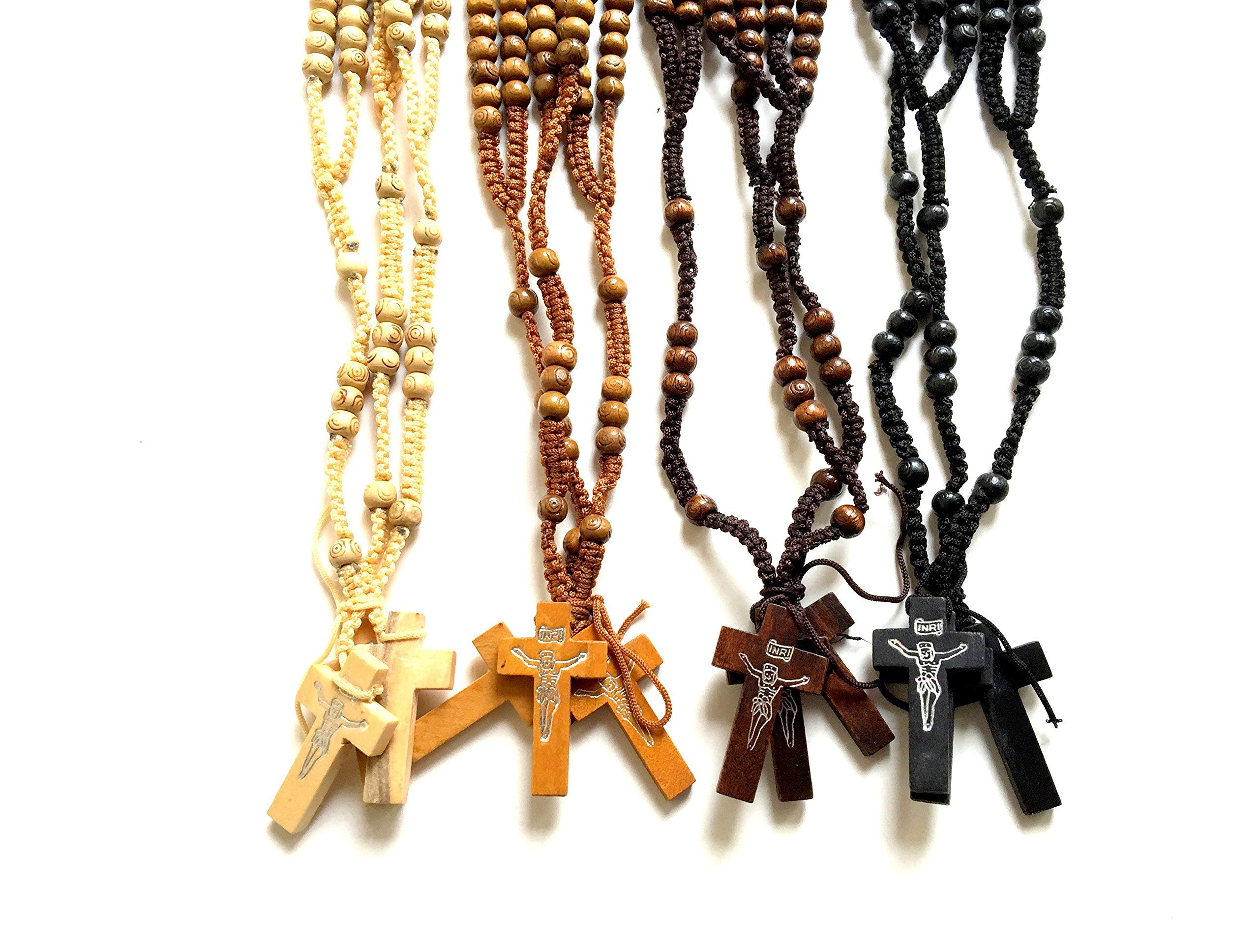  Dozen-12pcs Authentic Wooden Beads Rosaries From Nazareth Holy Land、mySite、elrpsem3k