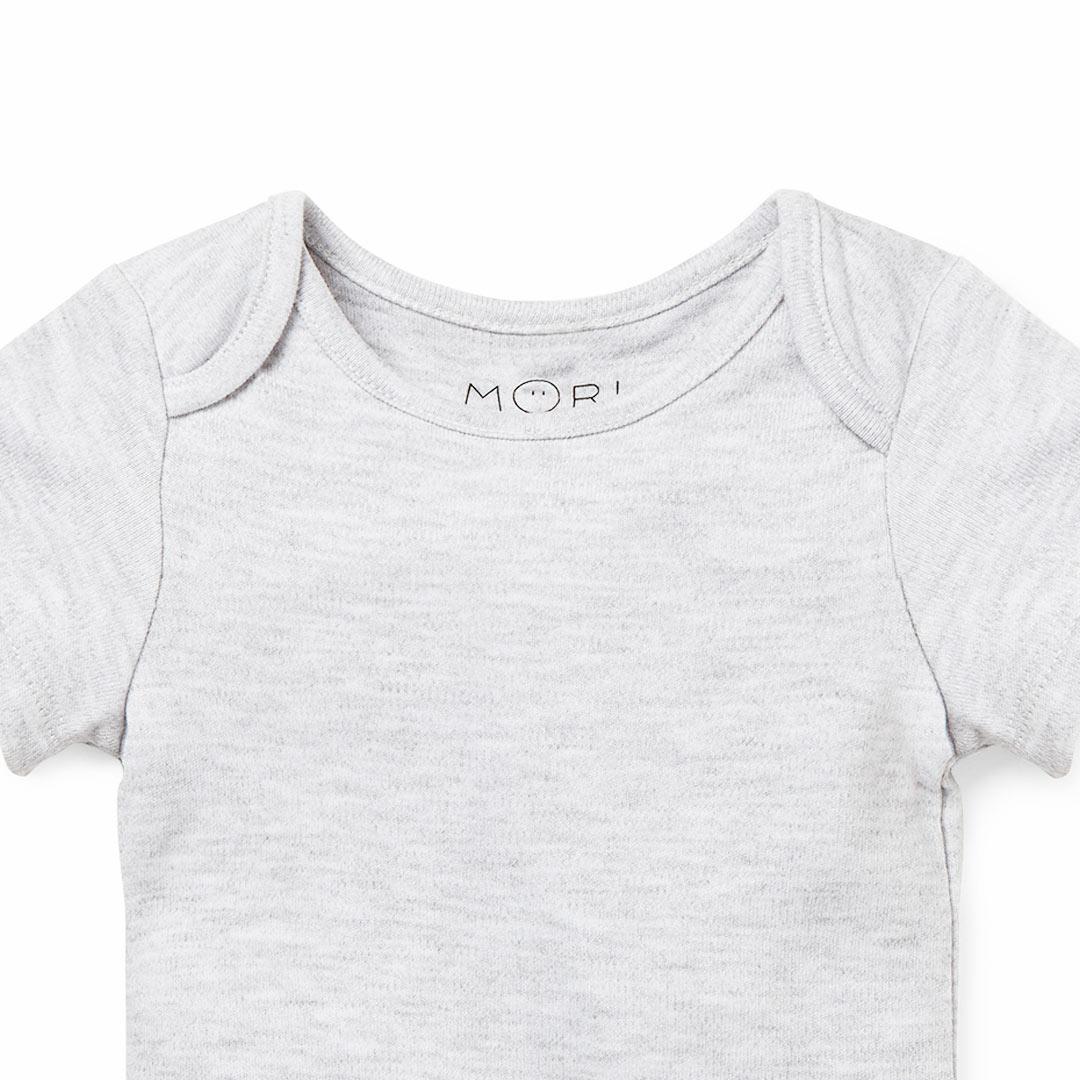  MORI Short Sleeve Bodysuit - Grey、mySite、merchandisen