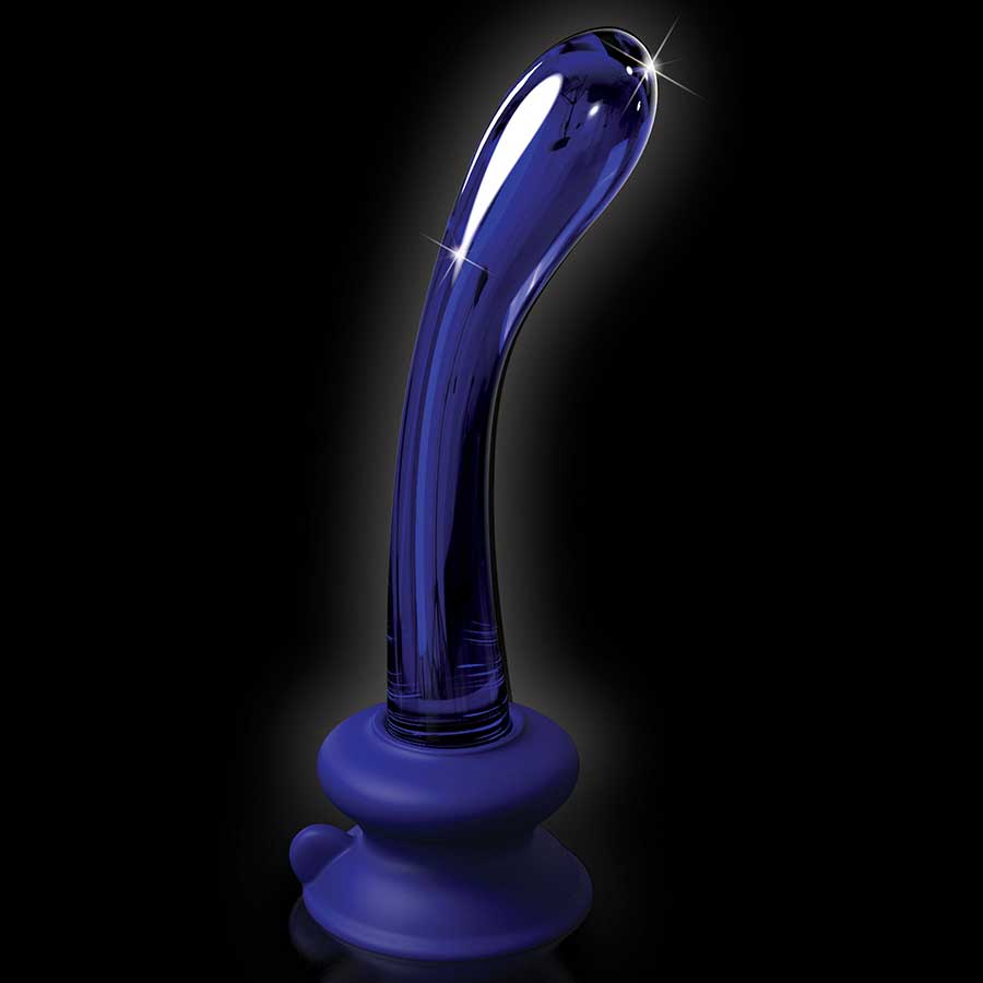 Icicles No. 89 Blue Glass Anal Dildo with Suction Cup by Pipedream Products、mySite、bottomscart