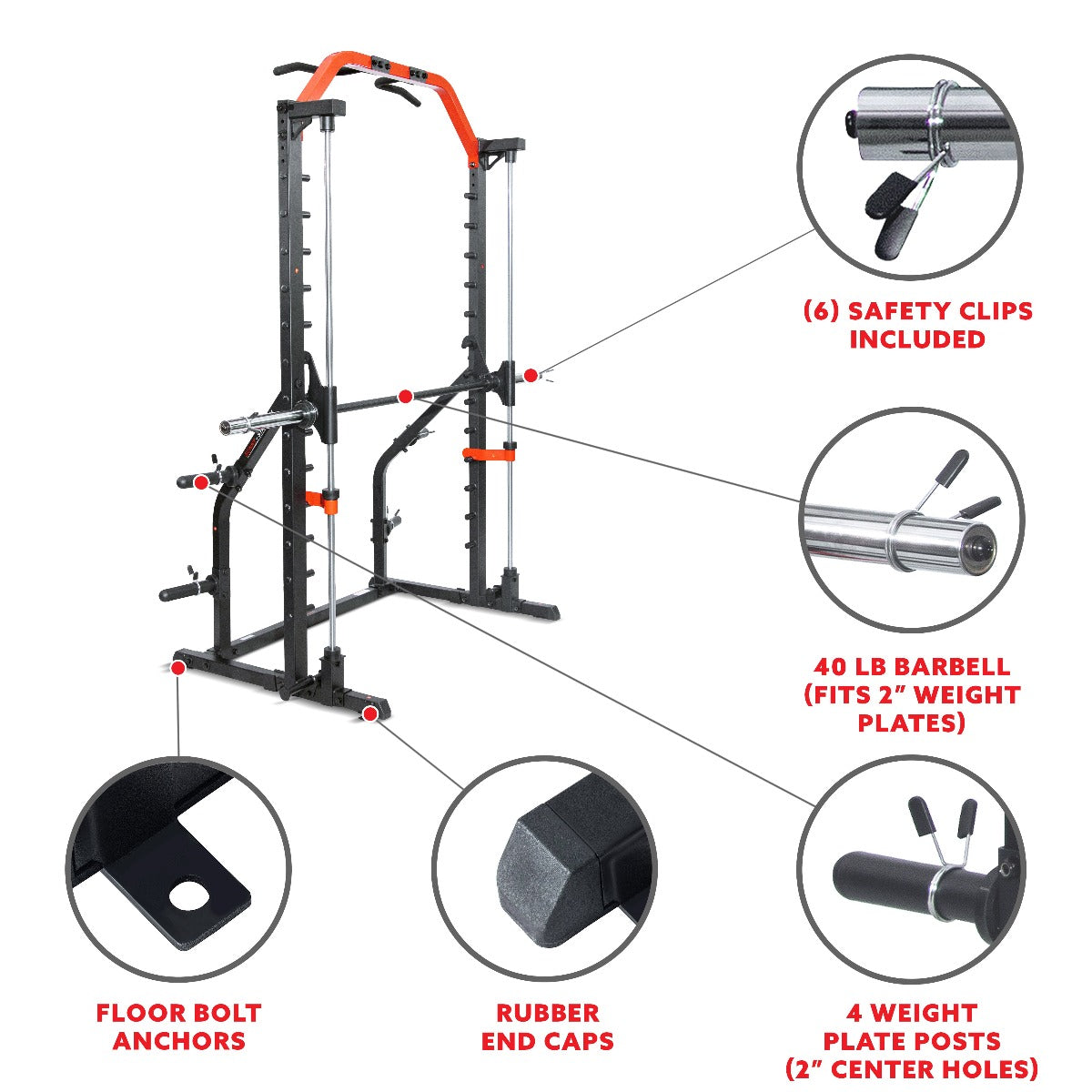  Premium Home Use Strength Training Smith Machine、mySite、ghnorth