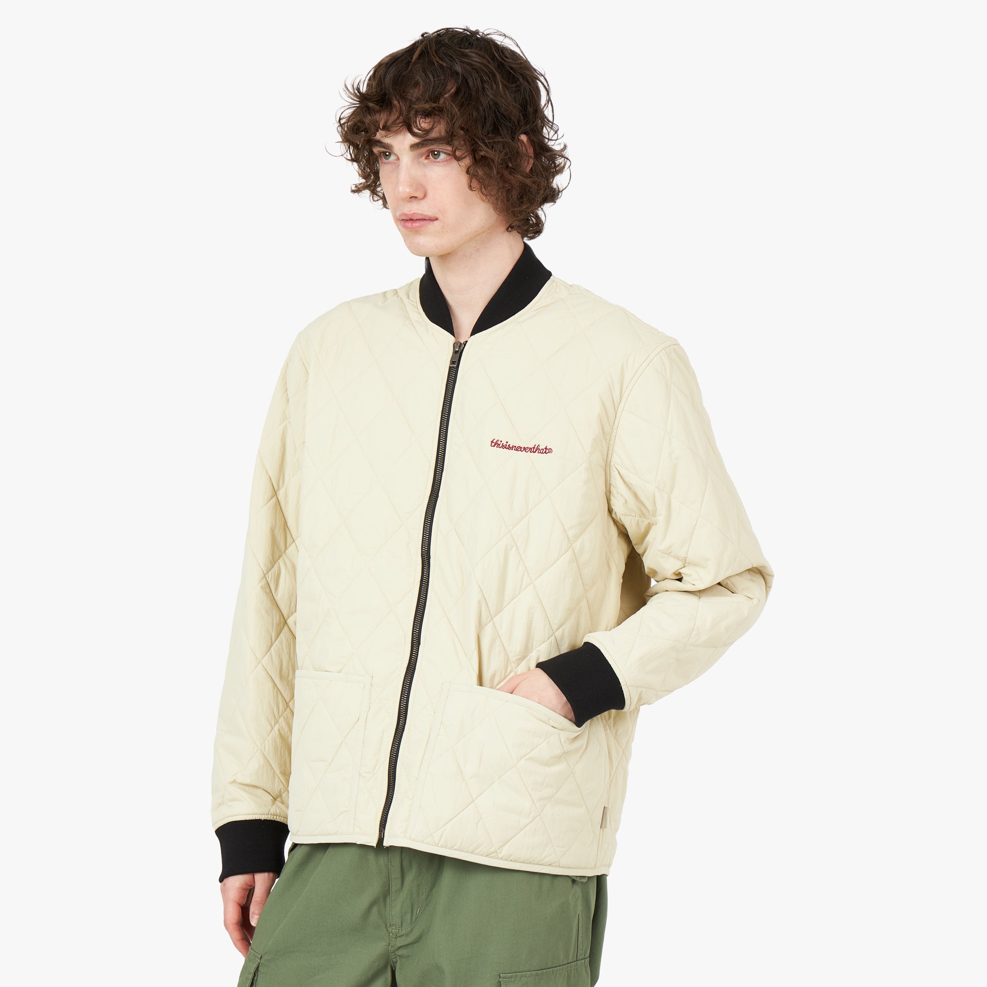  thisisneverthat Edelweiss Quilted Jacket / Stone、mySite、merchandisen