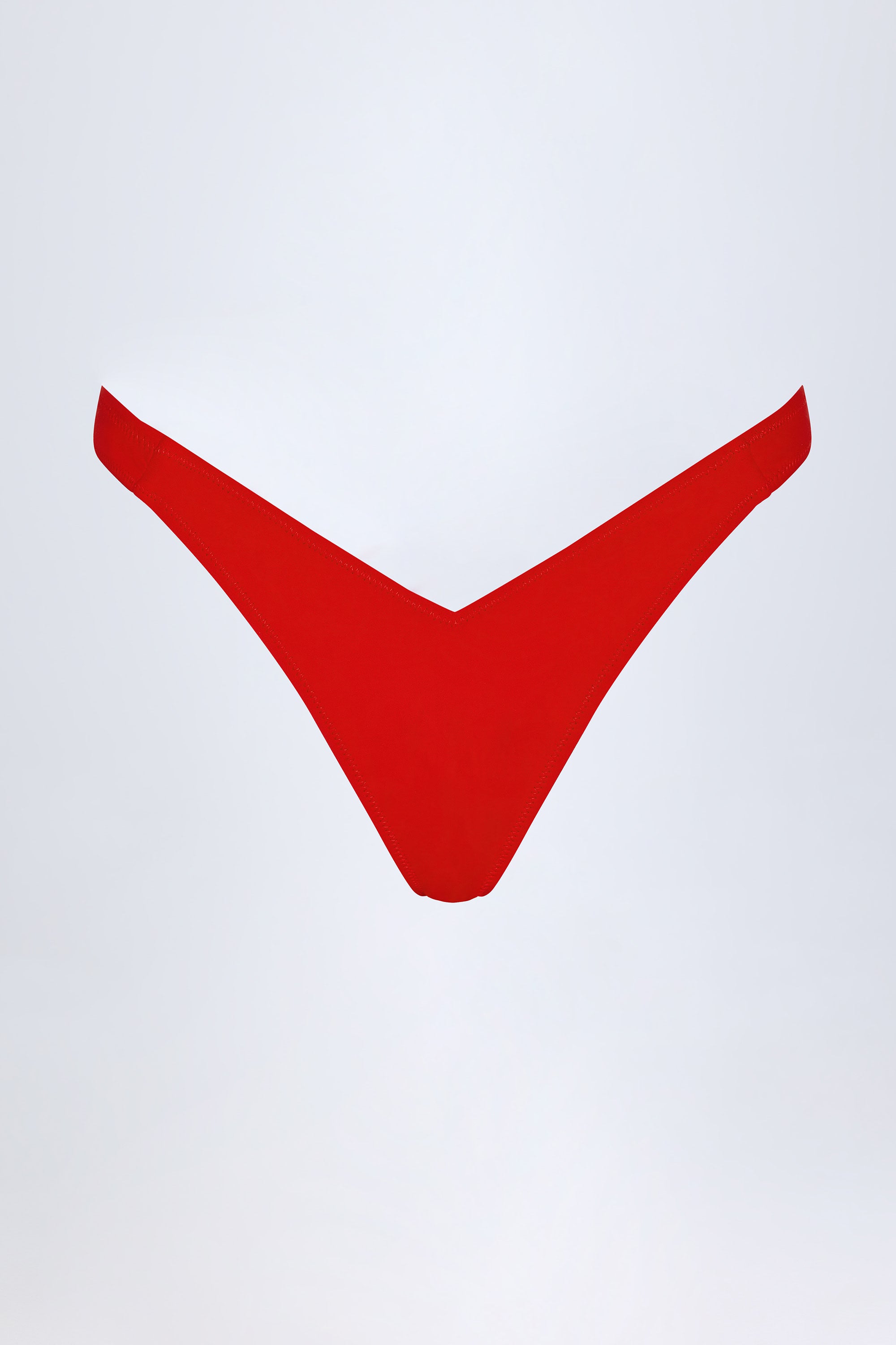  Ruched Cheeky Bikini Bottoms in Fiery Red、mySite、sugarbowlscore