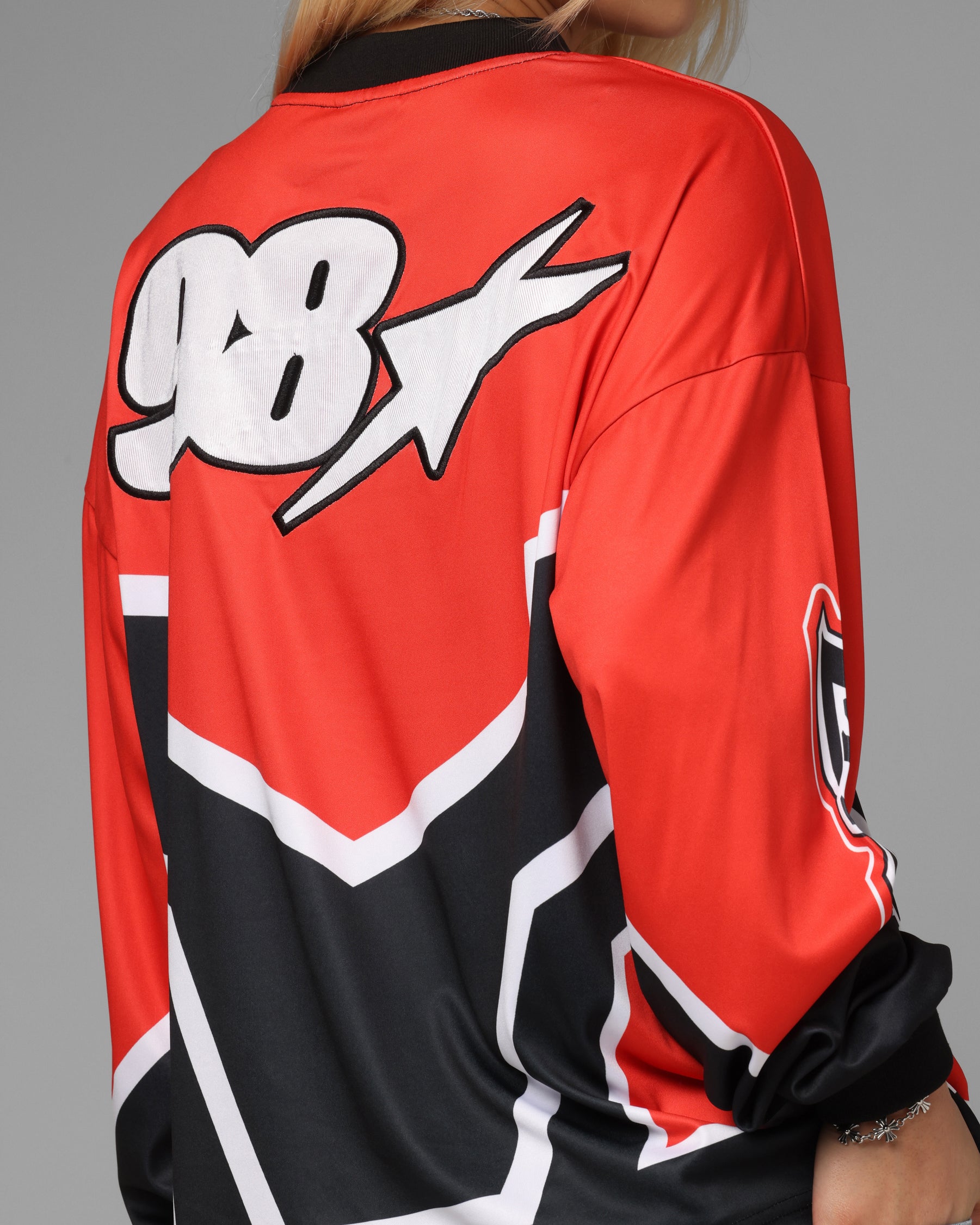 Loiter Thrill Racing Long Sleeve T-Shirt Red、mySite、zt4zffjzw