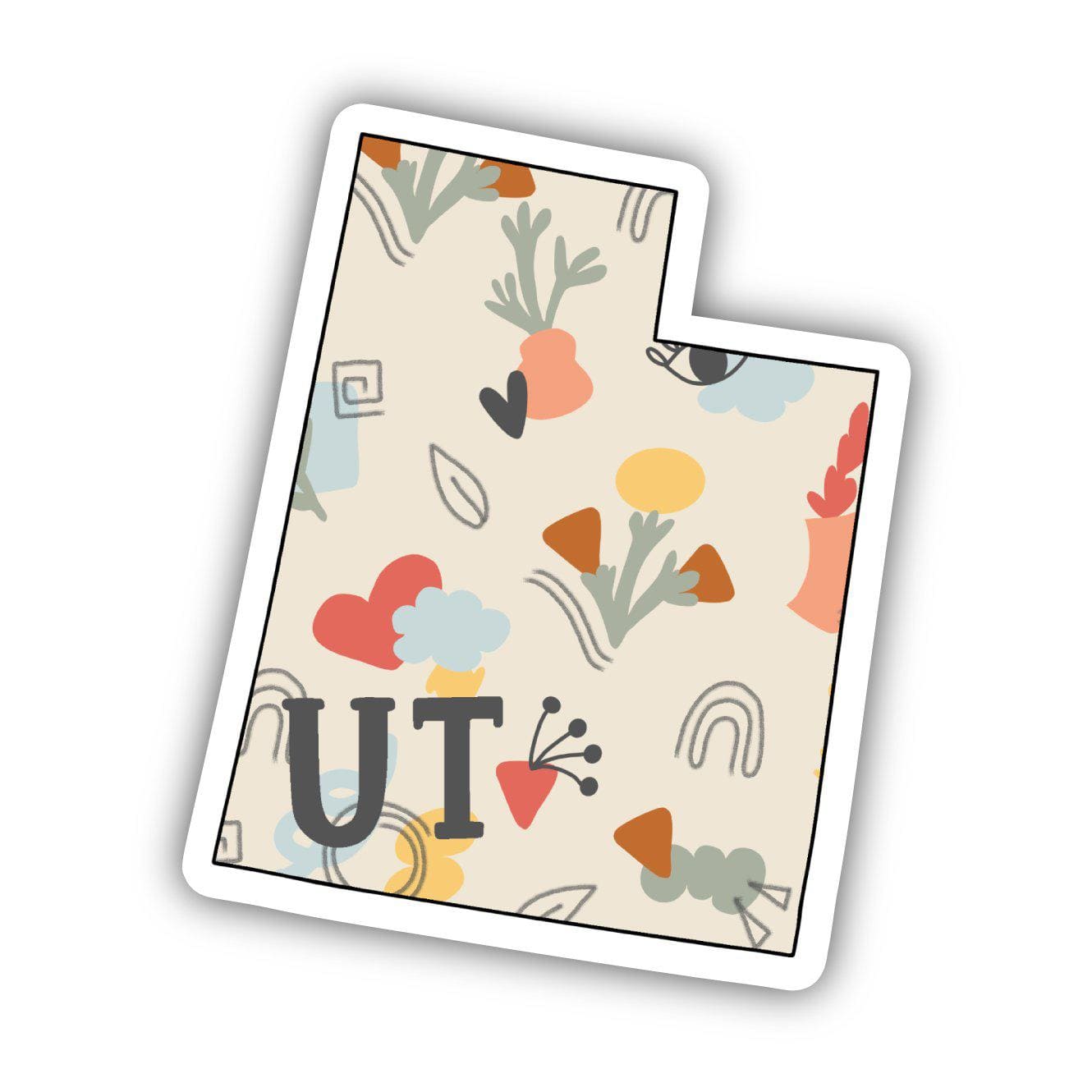 Utah Abstract Pattern Sticker、mySite、elrpsem3k