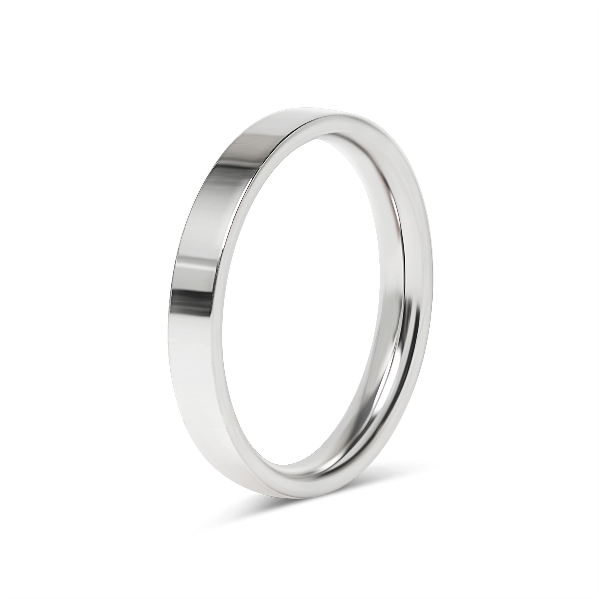 Stainless Steel Polished Flat Blank Ring / CFR7021、mySite、dreamappss