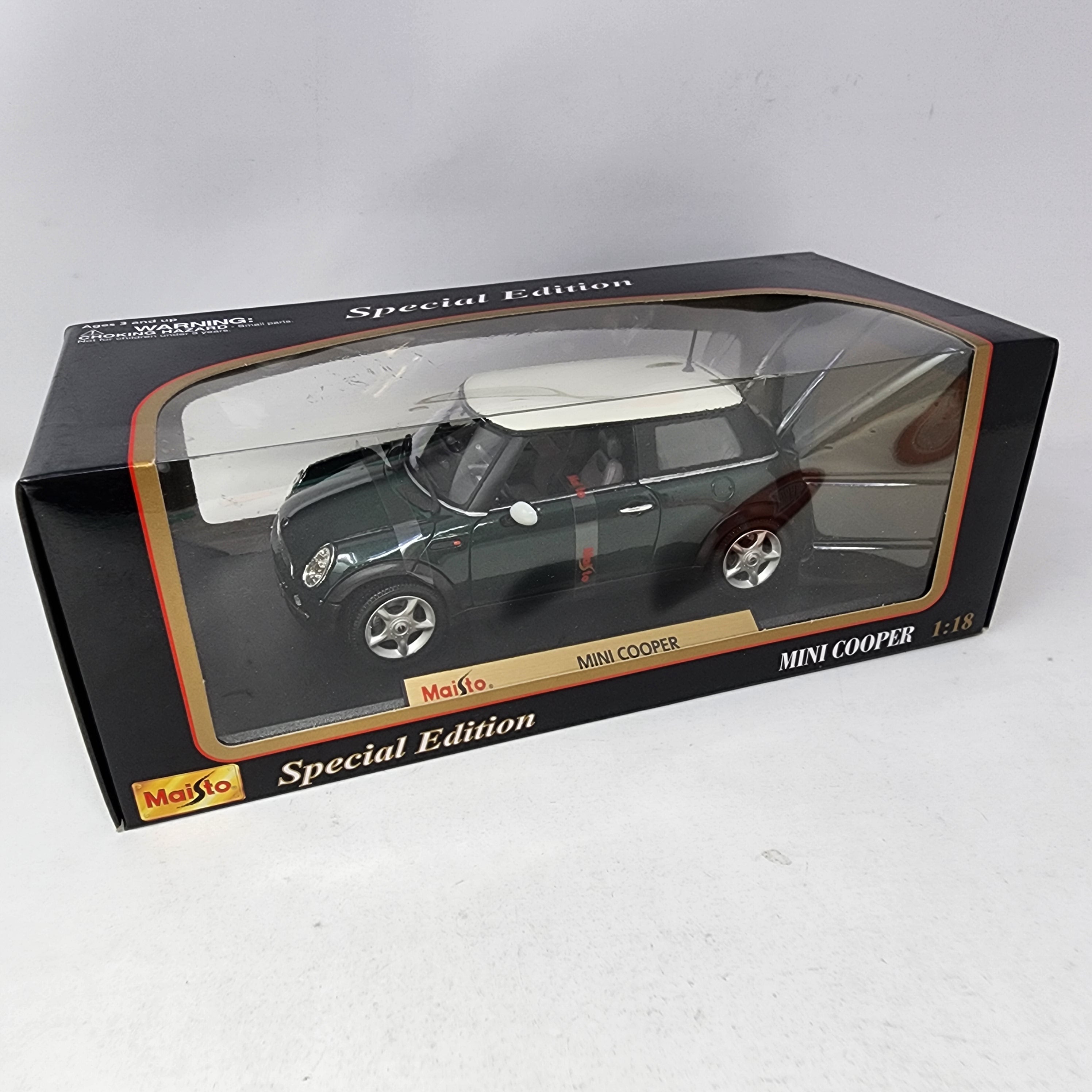 Mini Cooper * Green * Maisto Special Edition 1/18 Scale、mySite、hgirdovlk