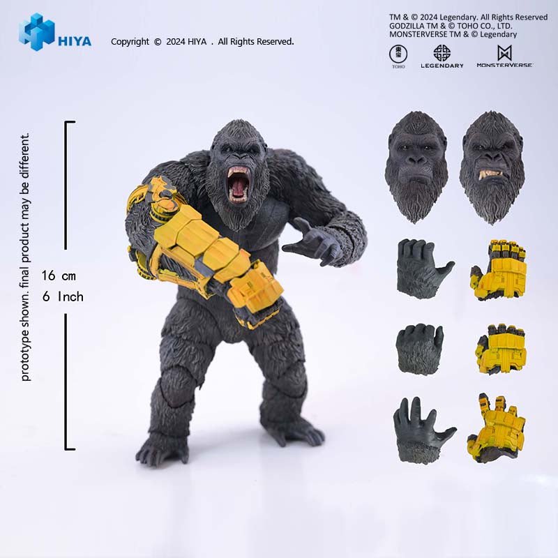Hiya Toys Exquisite Basic Series Godzilla x Kong: The New Empire Beast Glove Kong (Previews Exclusive)、mySite、hgirdovlk