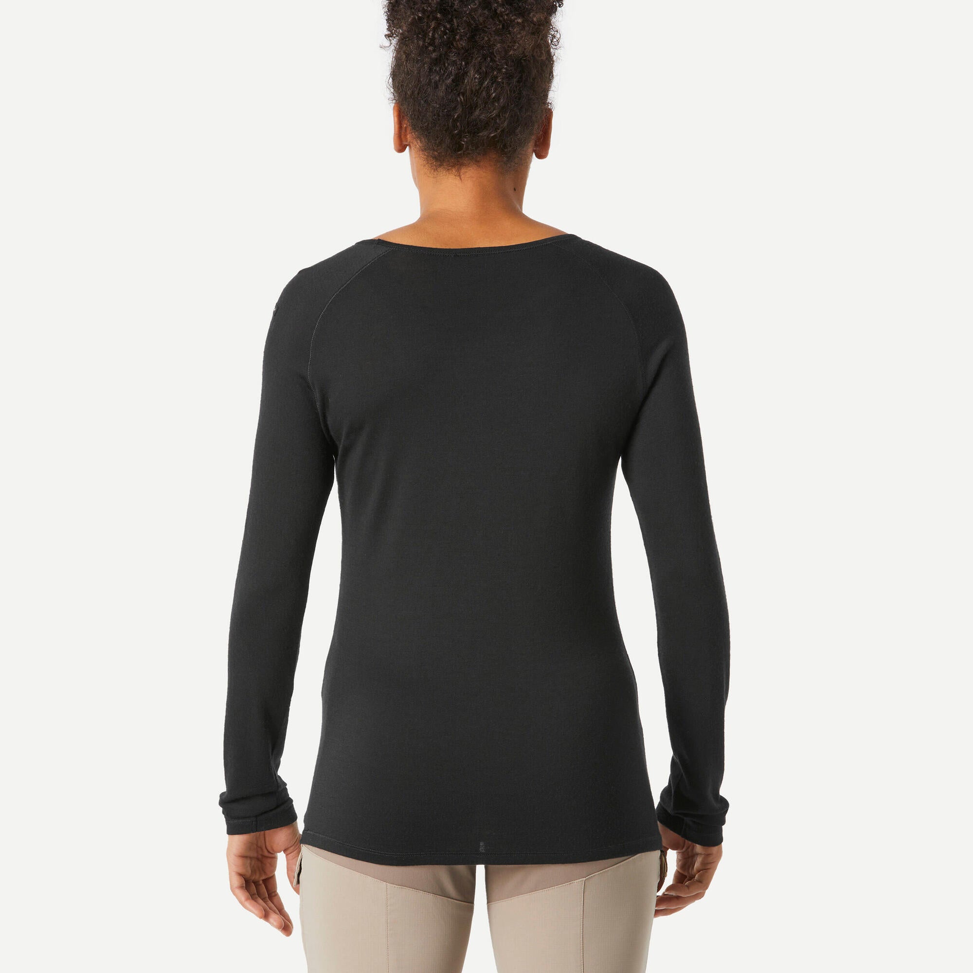 Forclaz Women's MT500 Long-sleeve 100% Merino Wool Shirt
