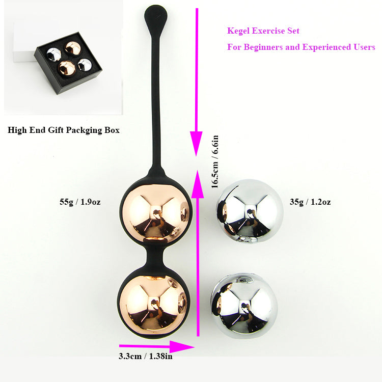 Come Closer | Silver & Bronze Kegel Balls | 2 Sets、mySite、bottomscart