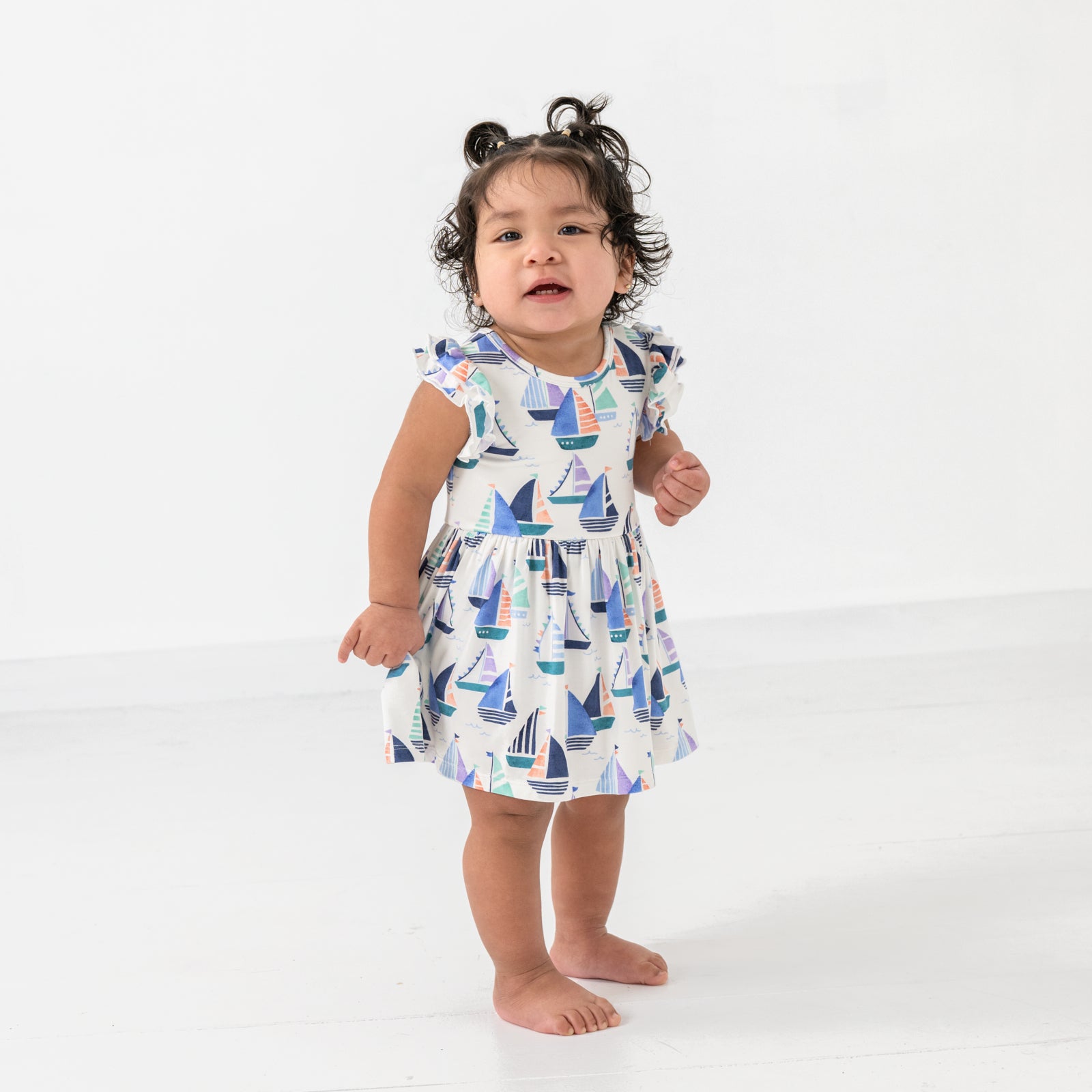  Seas The Day Flutter Skater Dress with Bodysuit、mySite、layawaytickets