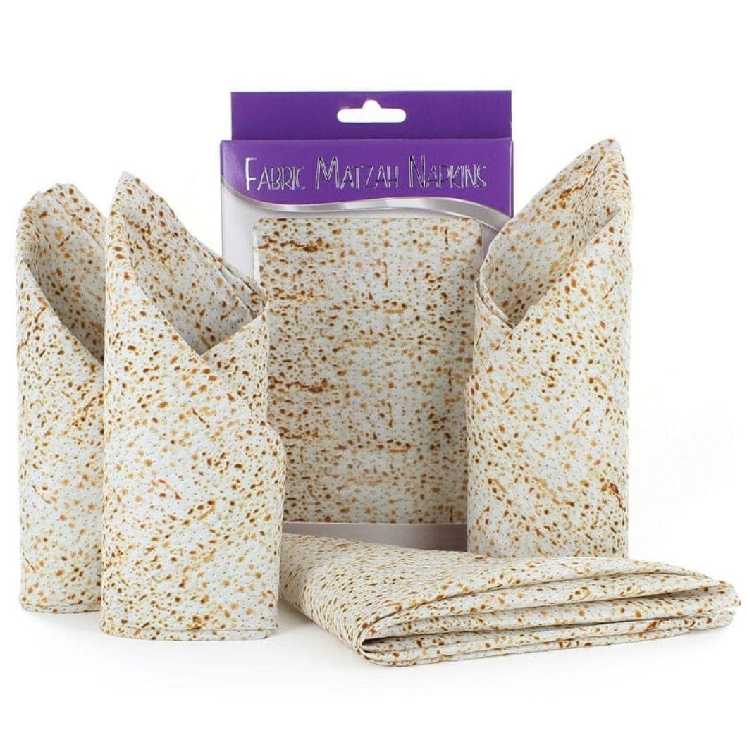 Fabric Matzah Printed Napkins - Set of 4、mySite、topwebapps