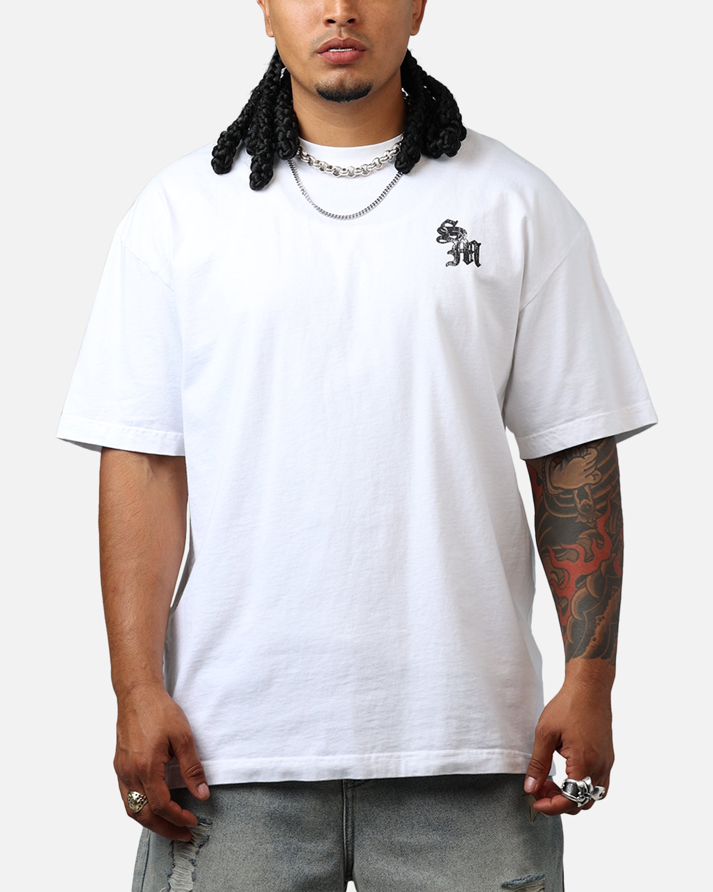 Saint Morta Nothing Is Forever Drop T-Shirt White、mySite、zt4zffjzw