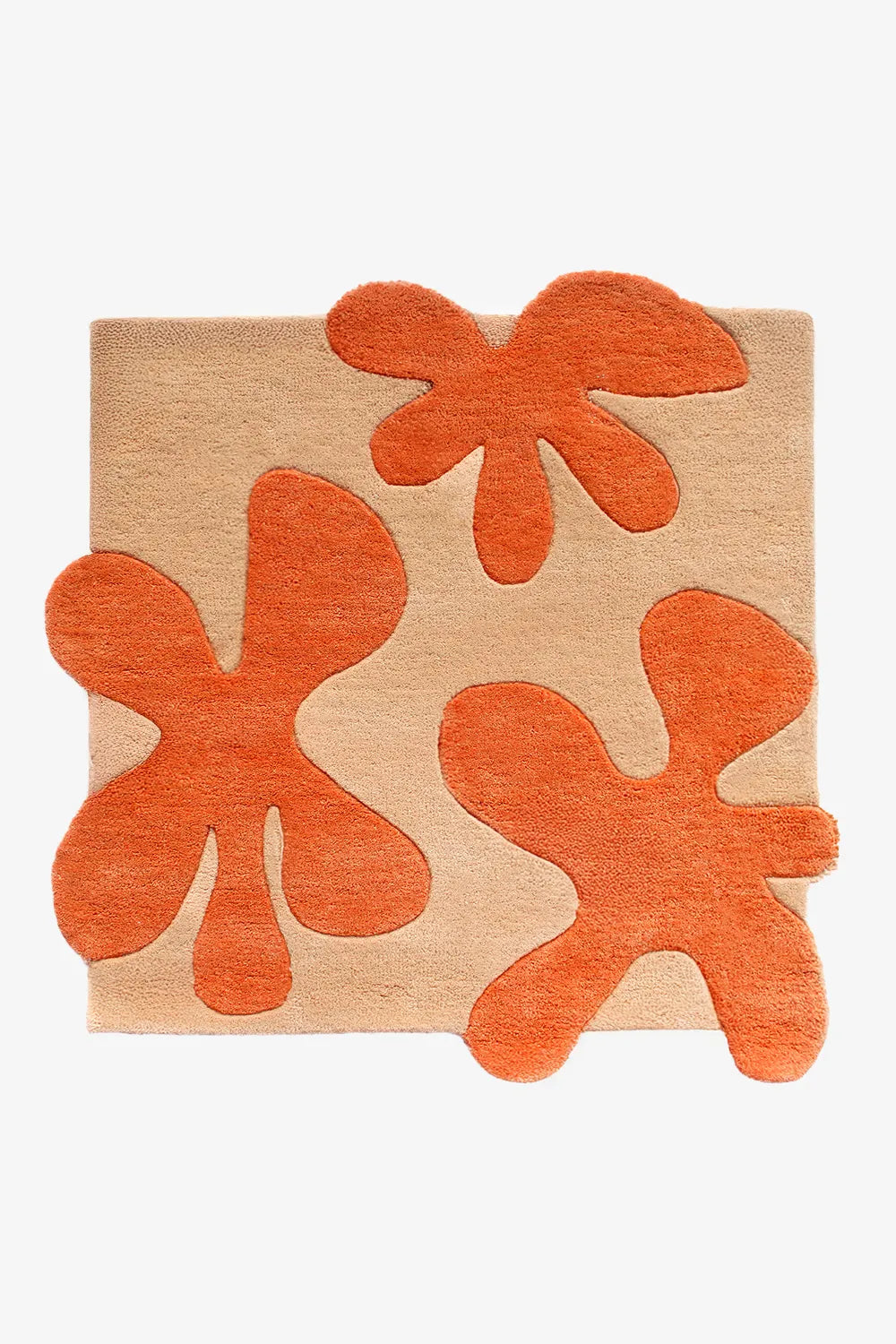 Blossom 3D Square Hand Tufted Wool Rug、mySite、gigharbornorthrealestate