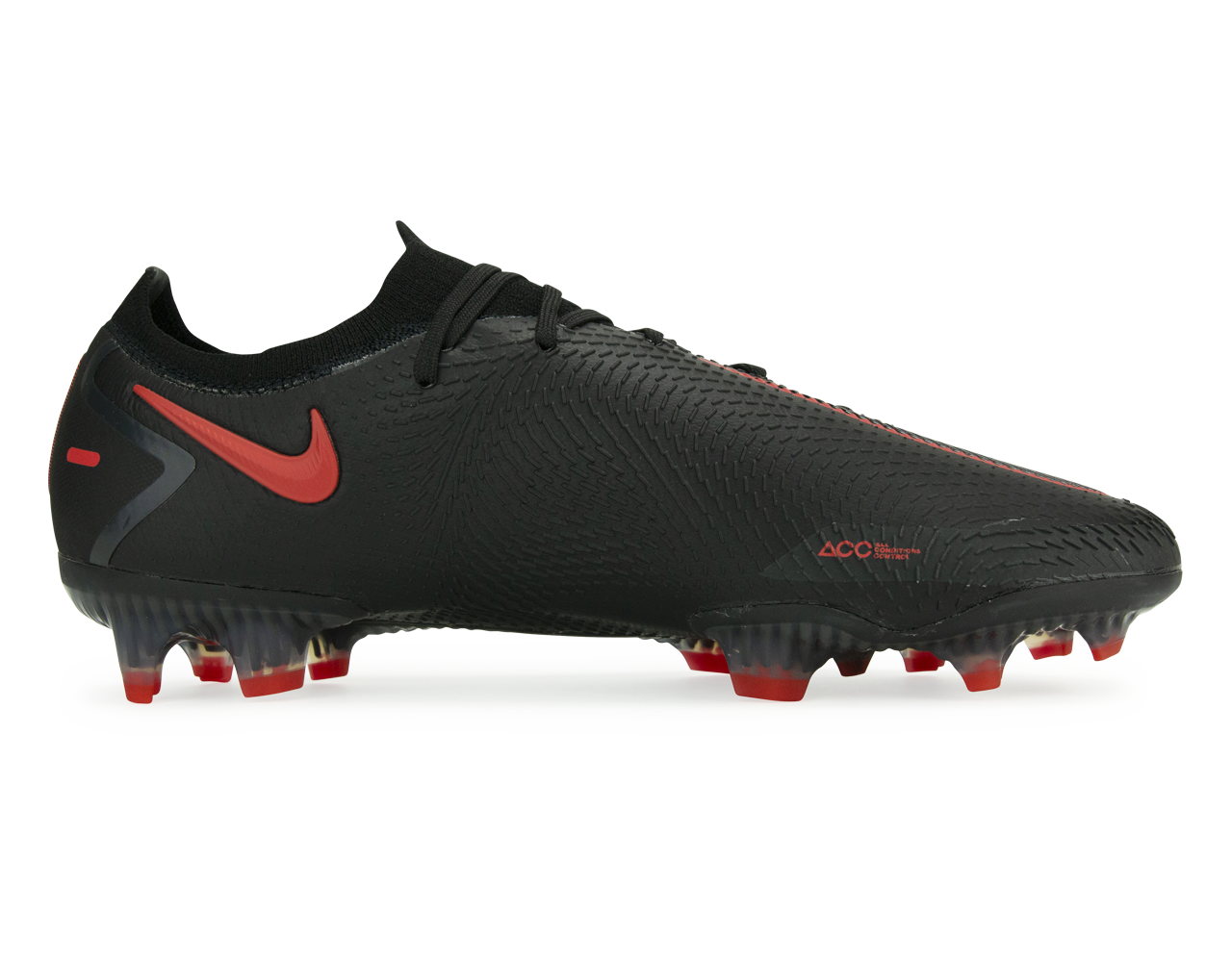 Nike Men's Phantom GT Elite FG Black/Dark Smoke Grey/Chile Red、mySite、noshort