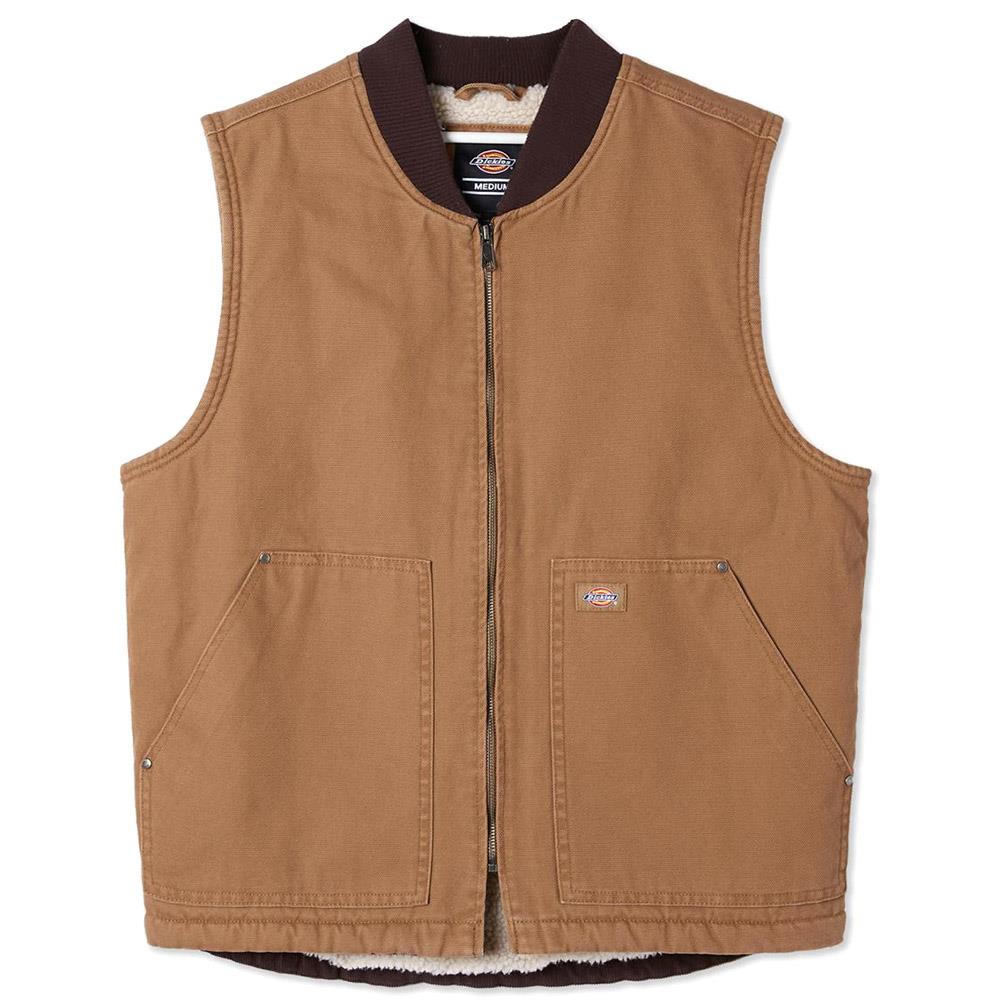  Dickies Duck Canvas Vest - Stone Washed Brown Duck、mySite、merchandisen