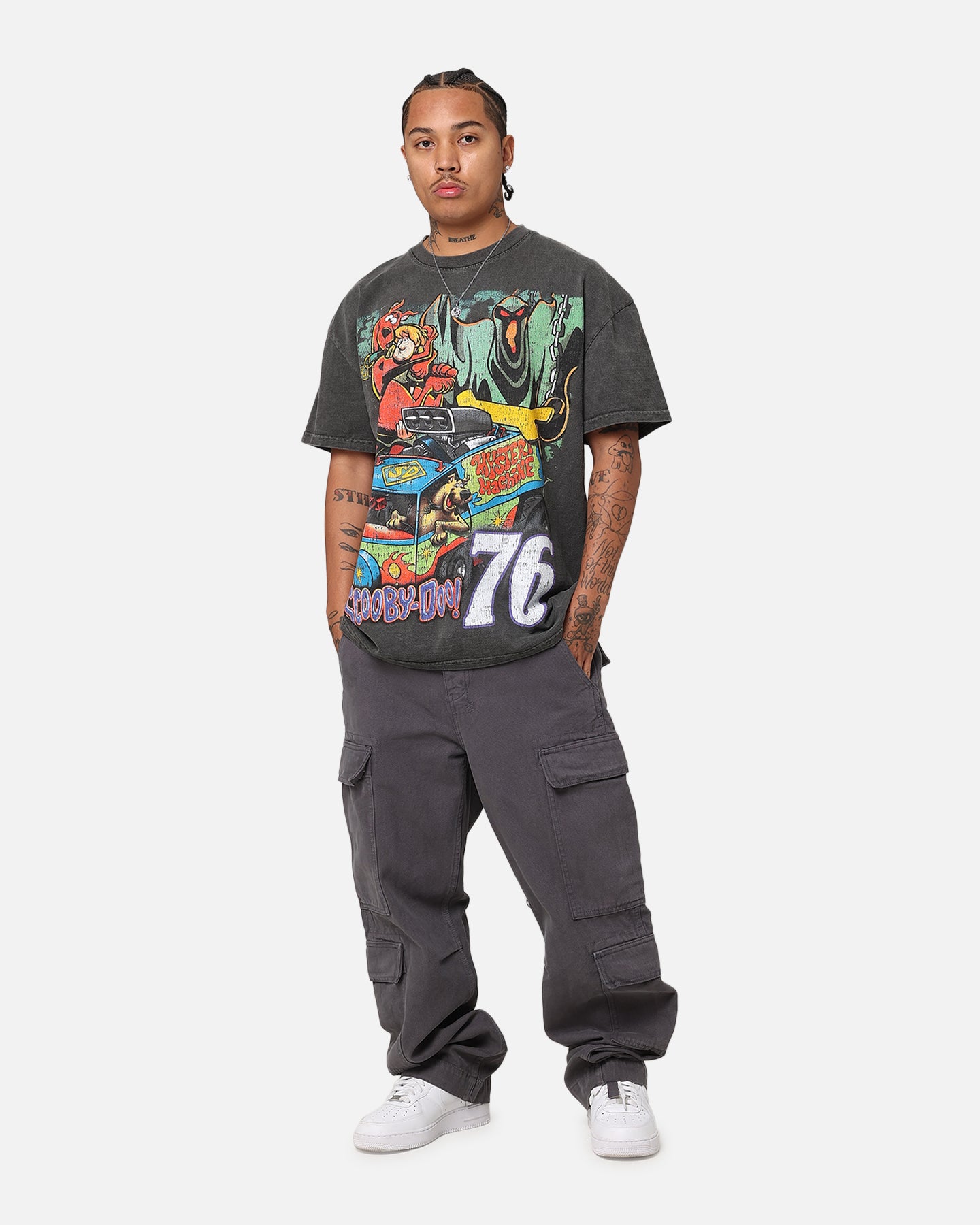 Goat Crew X Scooby-Doo Scooby-Doo Jumbo Heavyweight Vintage T-Shirt Black Wash、mySite、zt4zffjzw