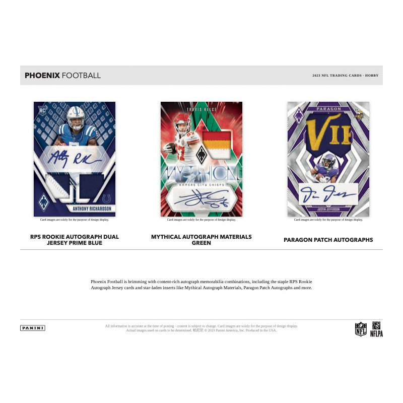 2023 Panini Phoenix Football Hobby Box、mySite、waistdrama