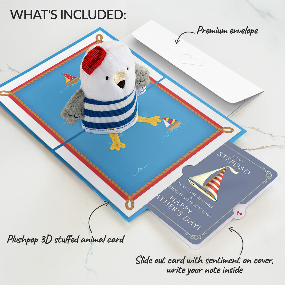'Ahoy There' Father's Day Plushpop Card and Sentiment Set for Stepdad、mySite、solidvoid