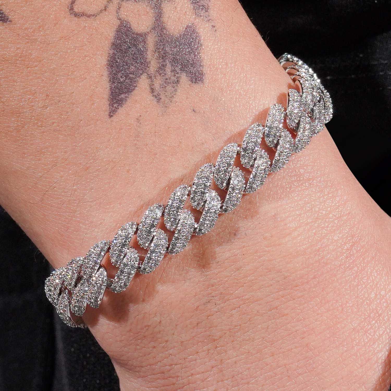 10MM VVS Miami Cuban Link Bracelet 14K Gold、mySite、hinf8tx79