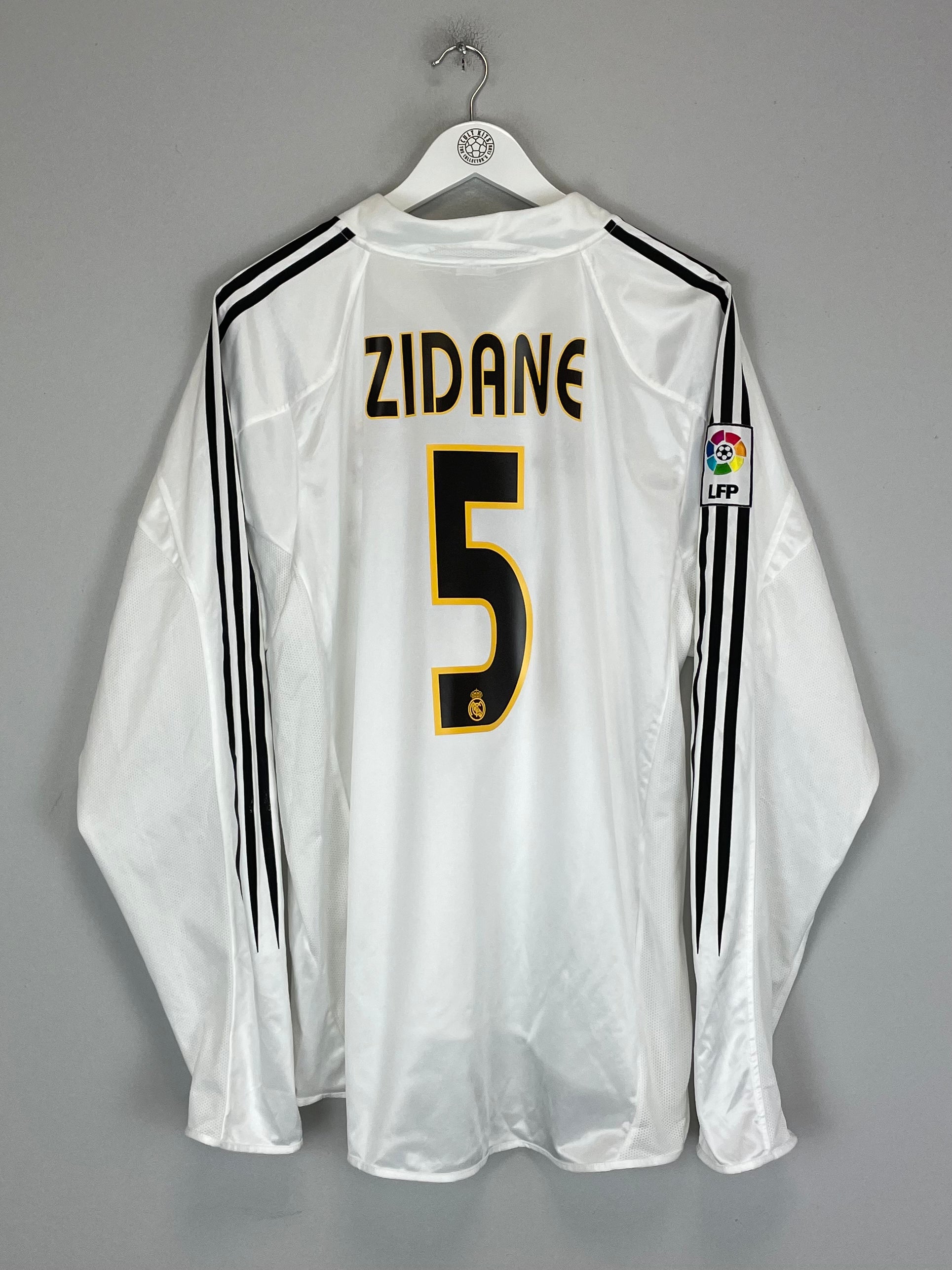 2004/05 REAL MADRID ZIDANE #5 L/S HOME SHIRT (XL) ADIDAS、mySite、sh2004/05 REAL MADRID ZIDANE #5 L/S HOME SHIRT (XL) ADIDAS、mySite、glenpowelloop_name