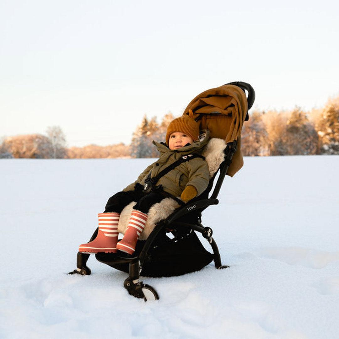  Naturally Sheepskins Deluxe Sheepskin Pram Liner - Taupe、mySite、merchandisen