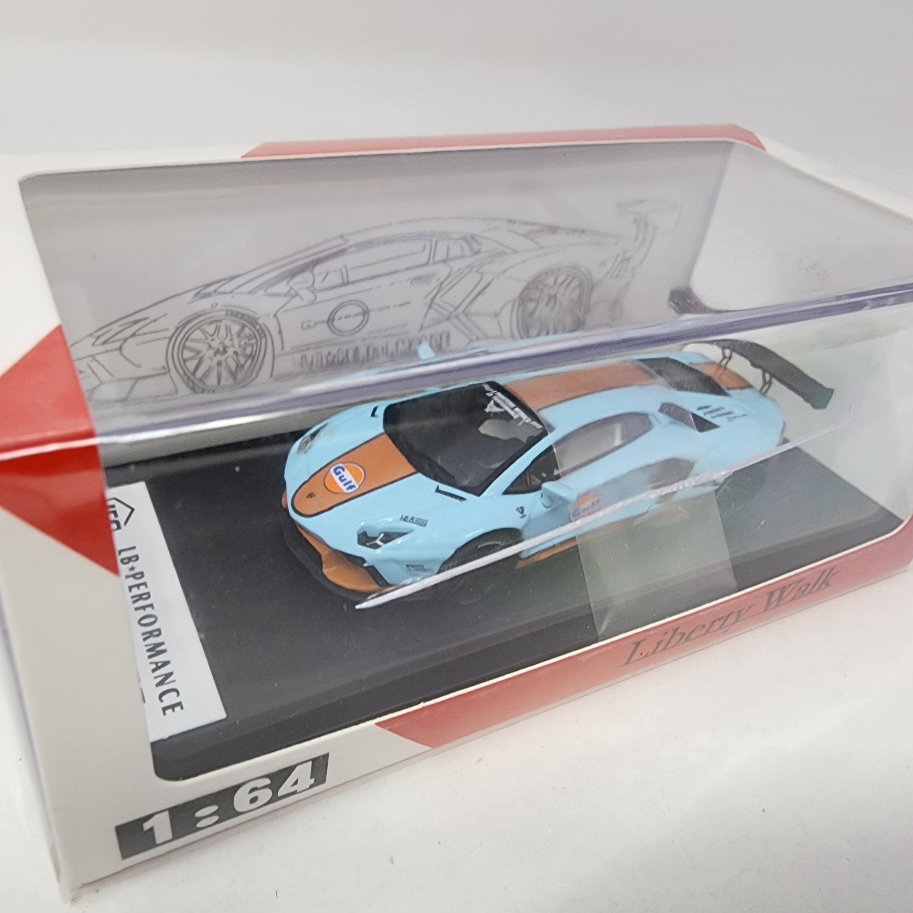 Liberty Walk Lamborghini Aventador Gulf Edition * JEC 1:64 scale、mySite、hgirdovlk