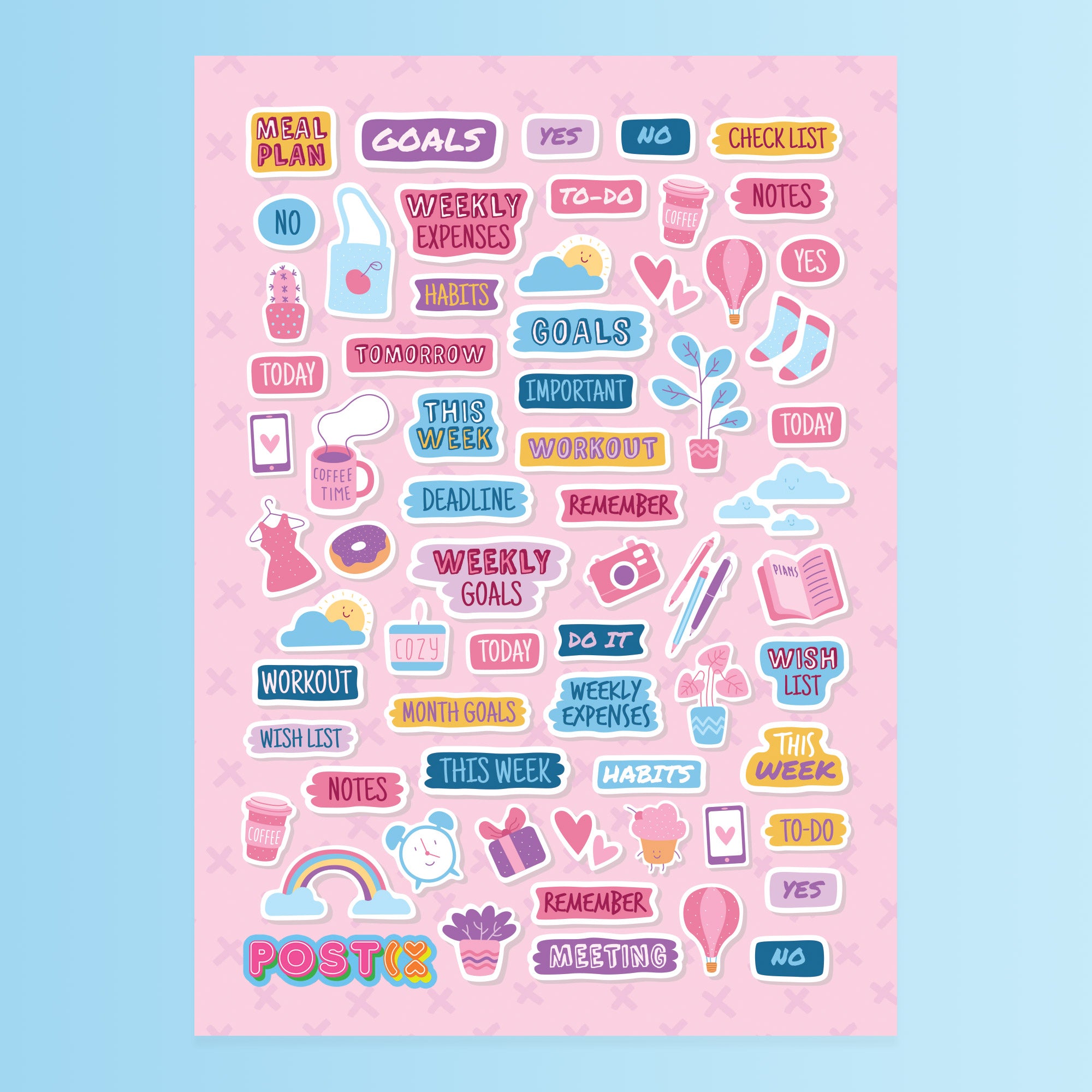  Plan Ahead Sticker Sheet、mySite、ghnorth