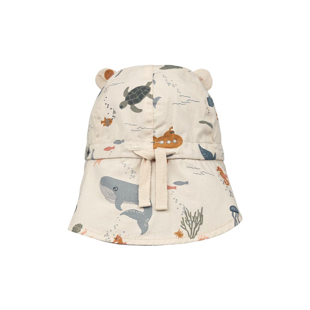  Liewood Gorm Reversible Sun Hat With Ears - Sea Creature - Sandy、mySite、merchandisen