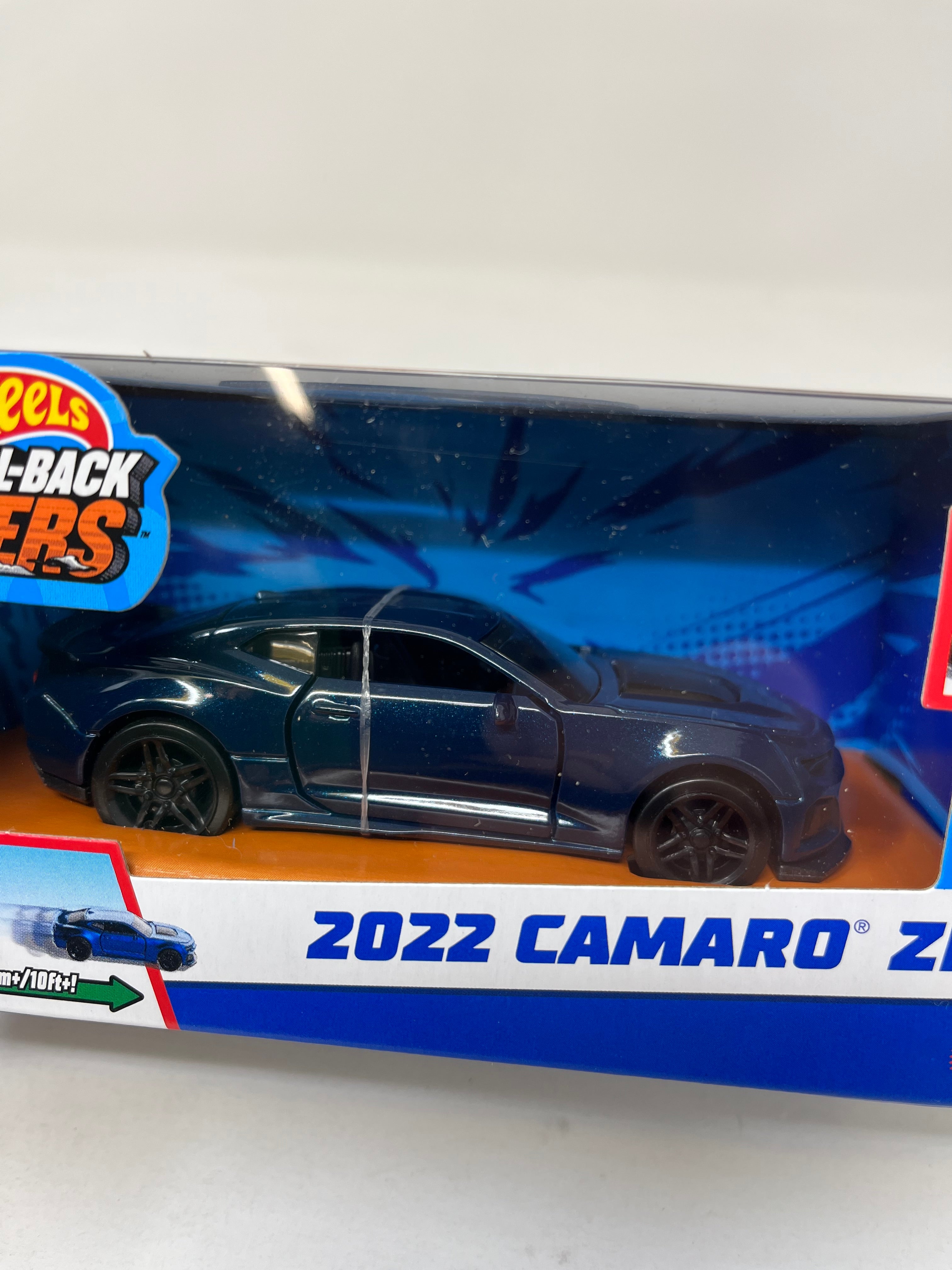 2022 Camaro ZL1 * BLUE * 2024 Hot Wheels Pull-Back Speeders 1:43 scale、mySite、hgirdovlk