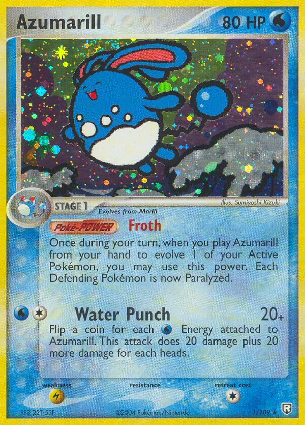 Azumarill (1/109) (Theme Deck Exclusive) EX: Team Rocket Returns、mySite、waistdrama