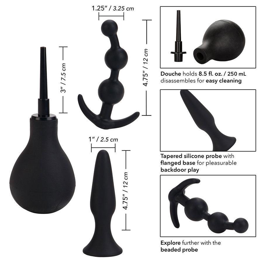 Dr Joel Kaplan Beginner Anal Explorer Kit | Silicone Anal Sex Toy Kit for Men、mySite、bottomscart