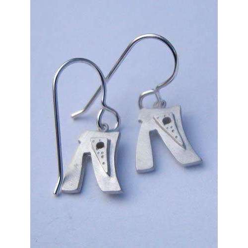 Emily Rosenfeld Sterling Silver Chai Earrings、mySite、topwebapps