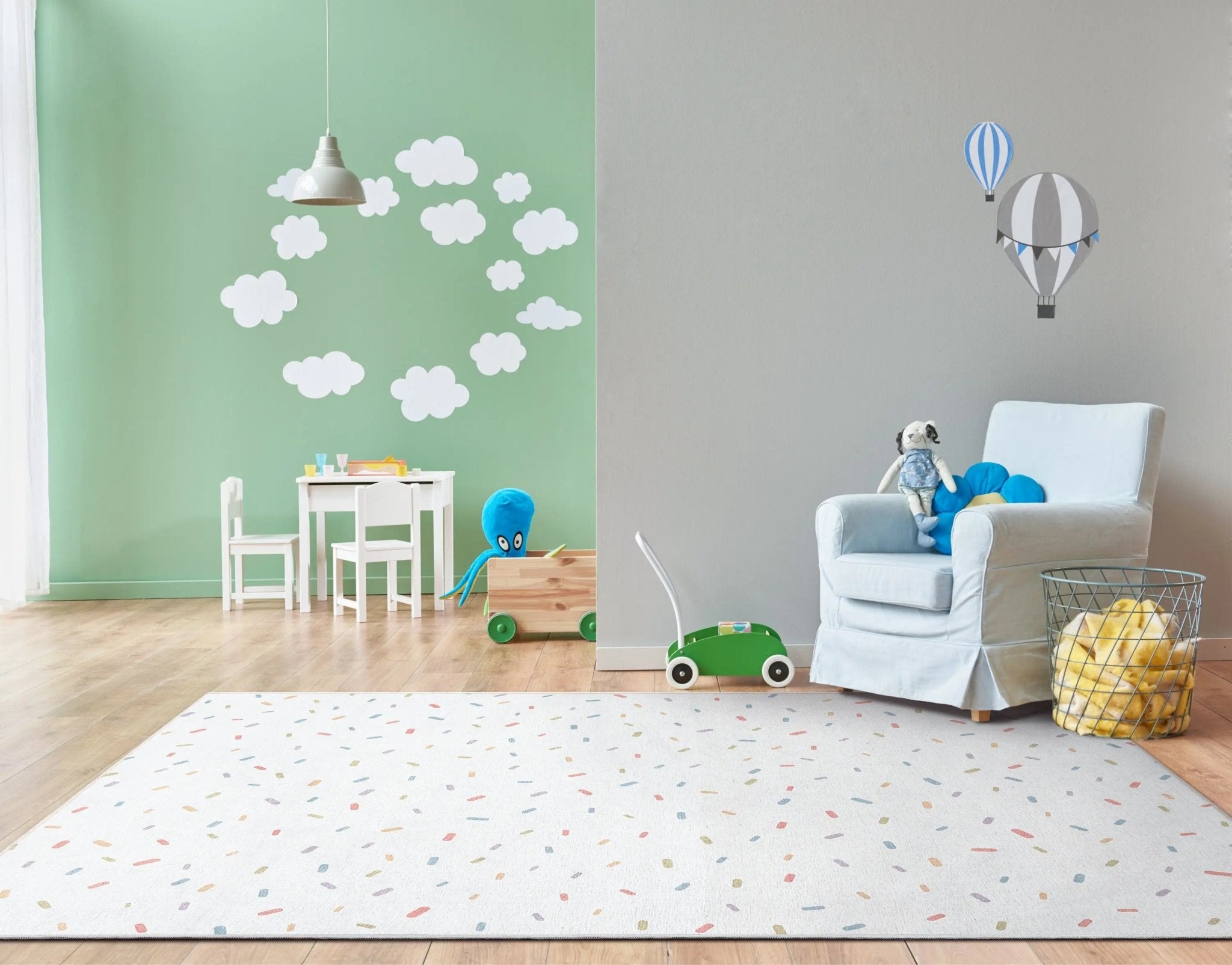 Sprinkles Modern Multi Color Area Flat-Weave Rug、mySite、gigharbornorthrealestate