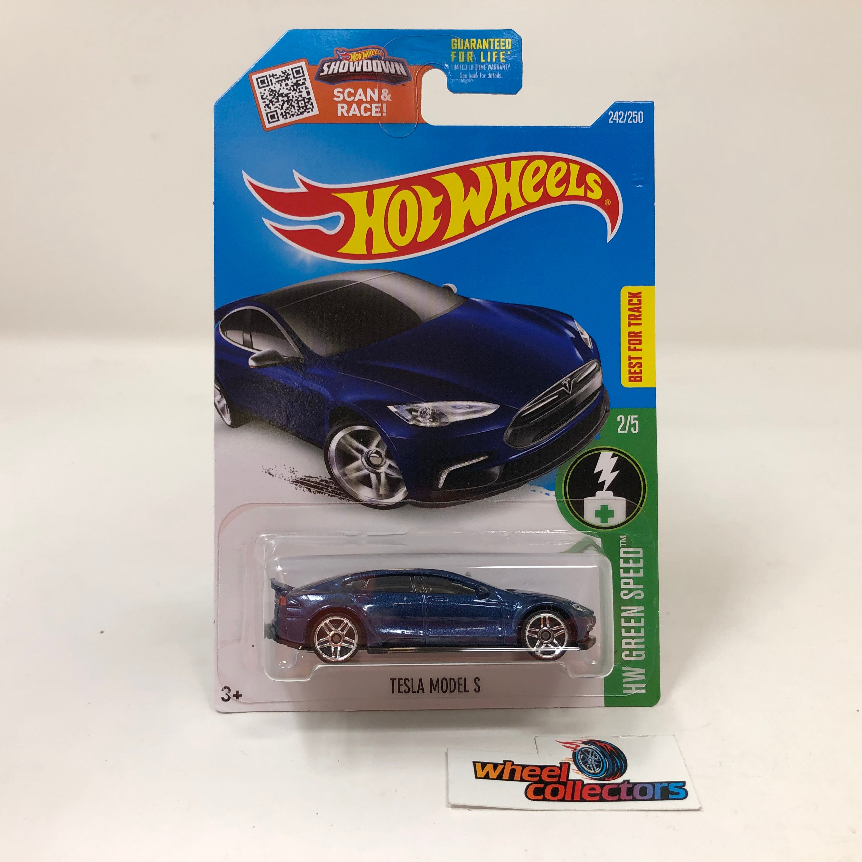 Tesla Model S #242 * Blue * 2016 Hot Wheels、mySite、hgirdovlk