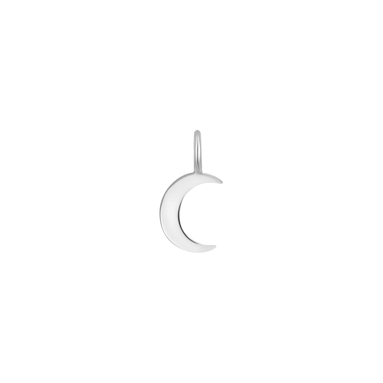 Permanent Jewelry .925 Sterling Silver Half Moon Charm / PMJ3003、mySite、dreamappss