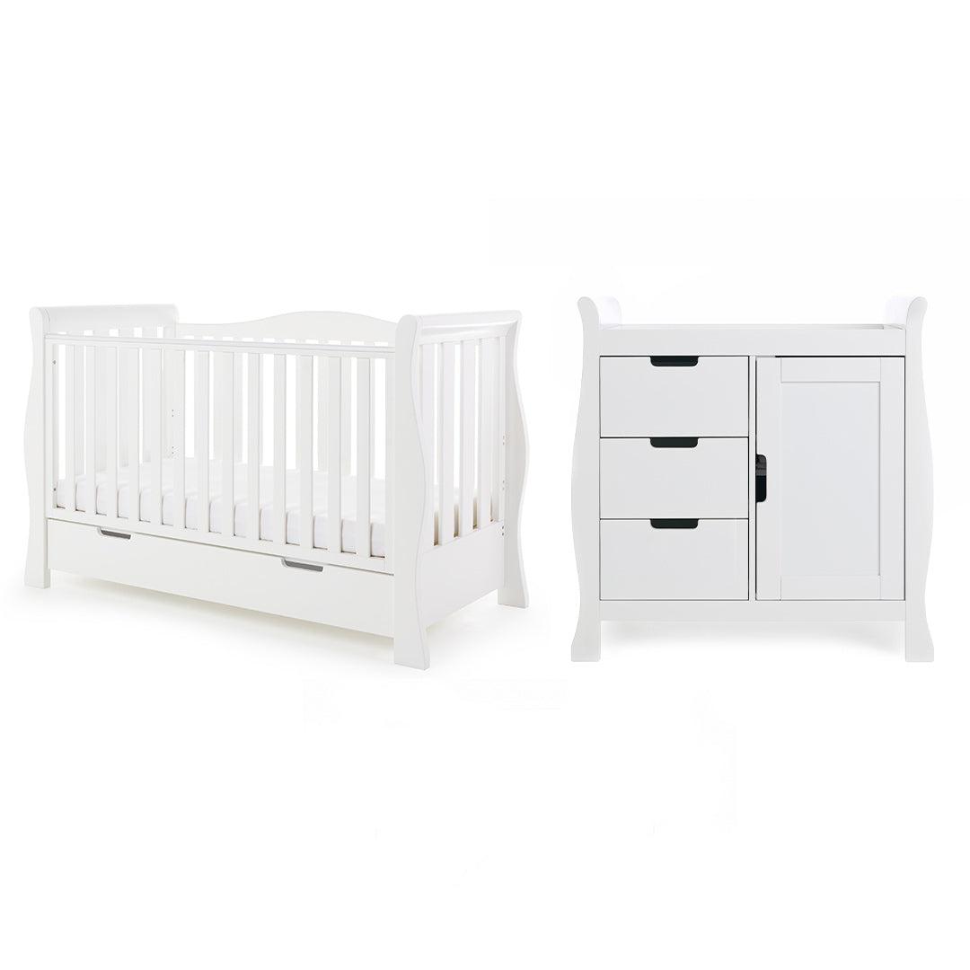  Obaby Stamford Luxe 2 Piece Room Set - White、mySite、merchandisen
