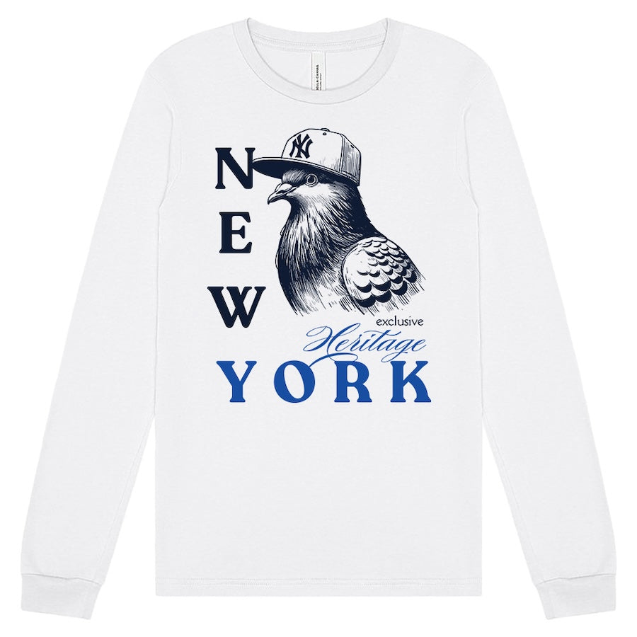 New York Heritage Pigeon Long Sleeve - Made in U.S.A.、mySite、vikingsvslions