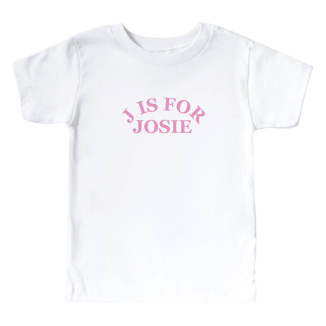  Personalized Pink My Name Is Kids Graphic Tee | White、mySite、layawaytickets