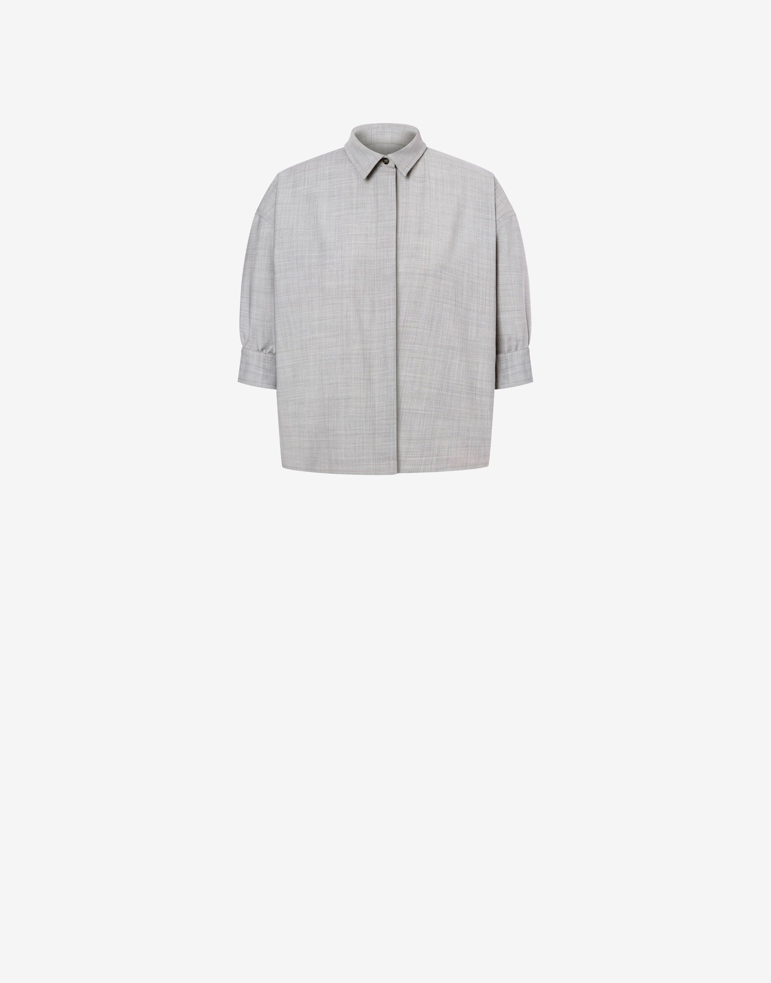 Camicia in fresco lana、mySite、aoinhome